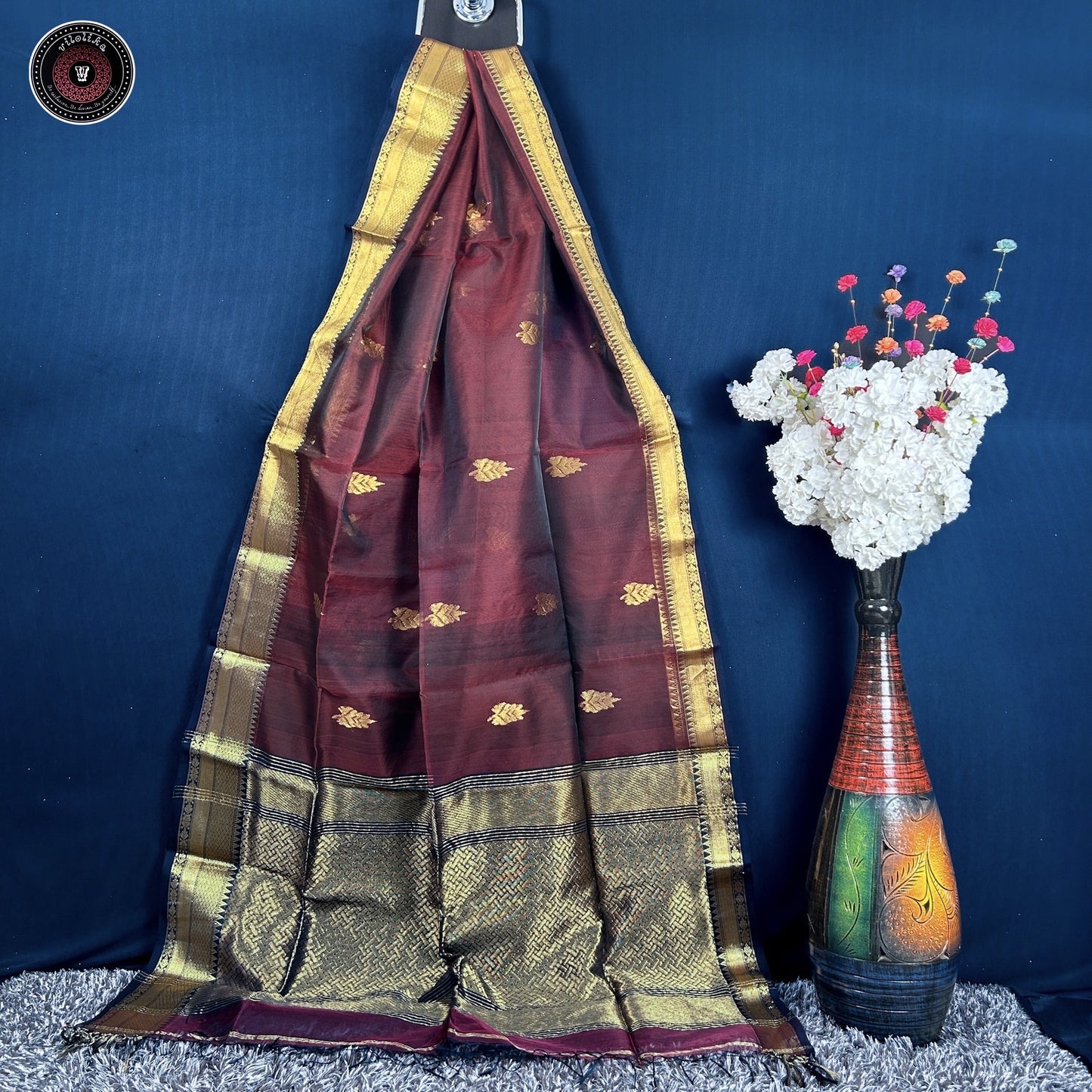 Pure Maslin Benarasi sarees
