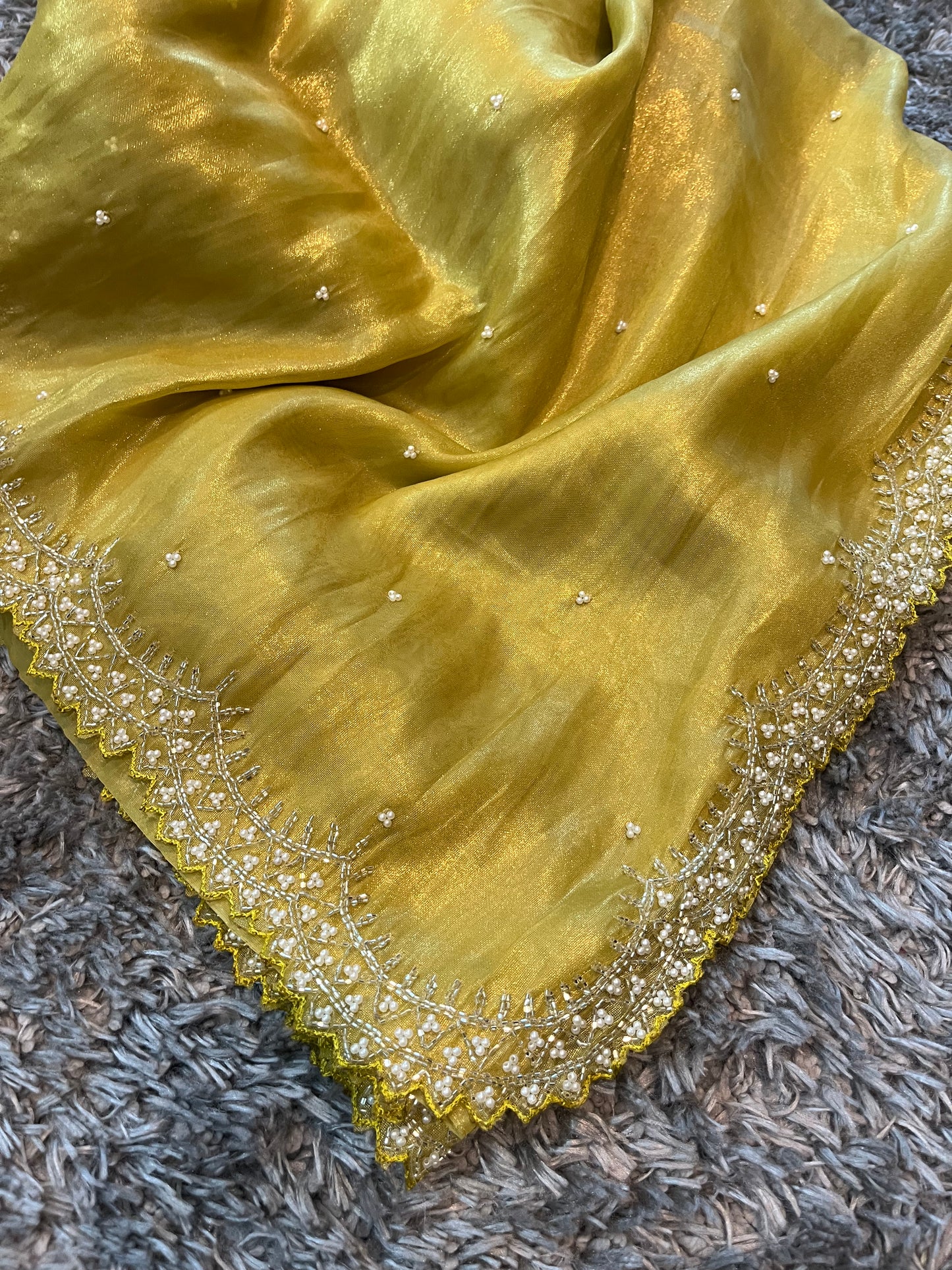 Priti Raina Tissue Saree – Elegance in Every Drape