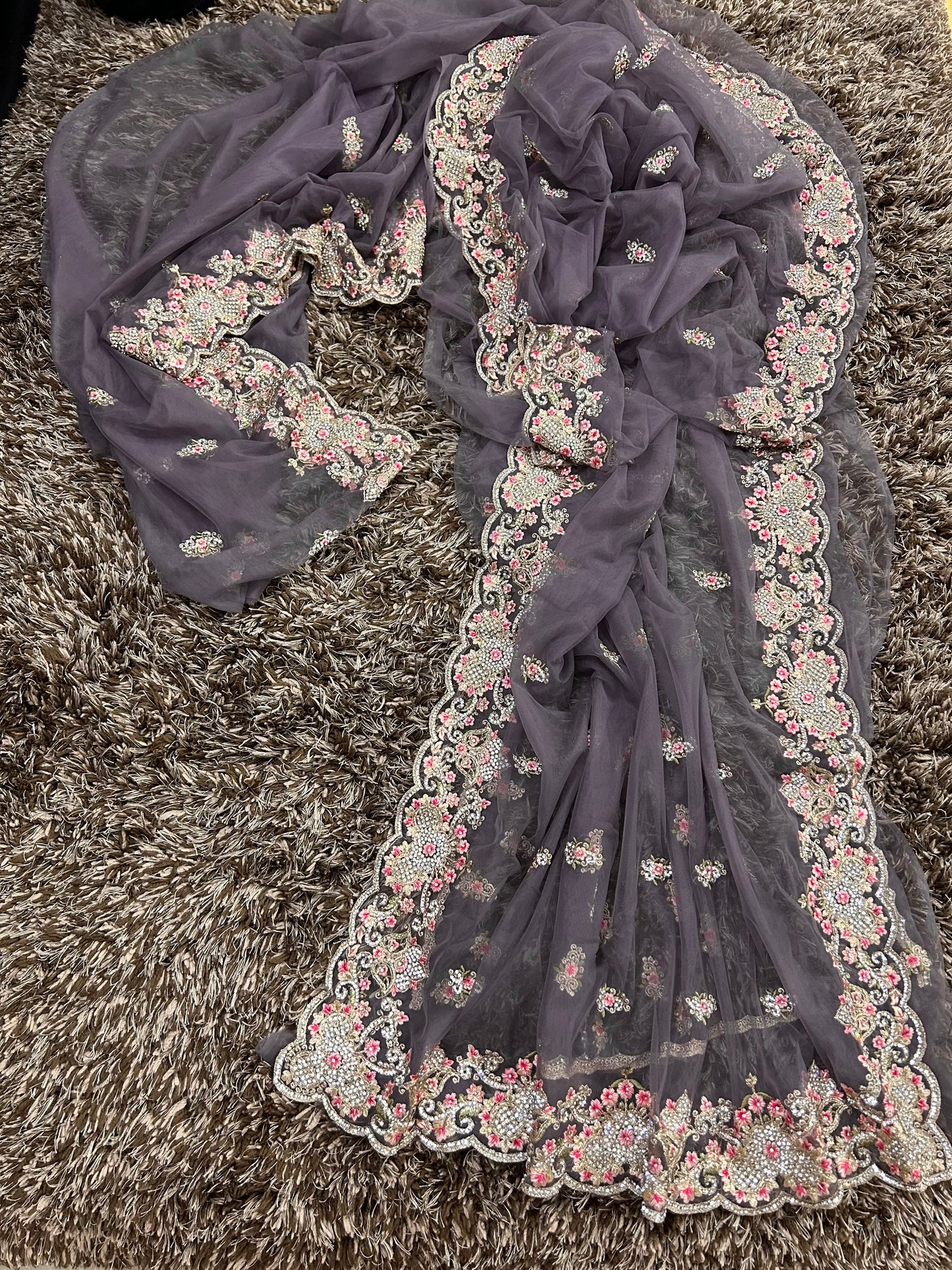Exclusive Designer Net Sarees