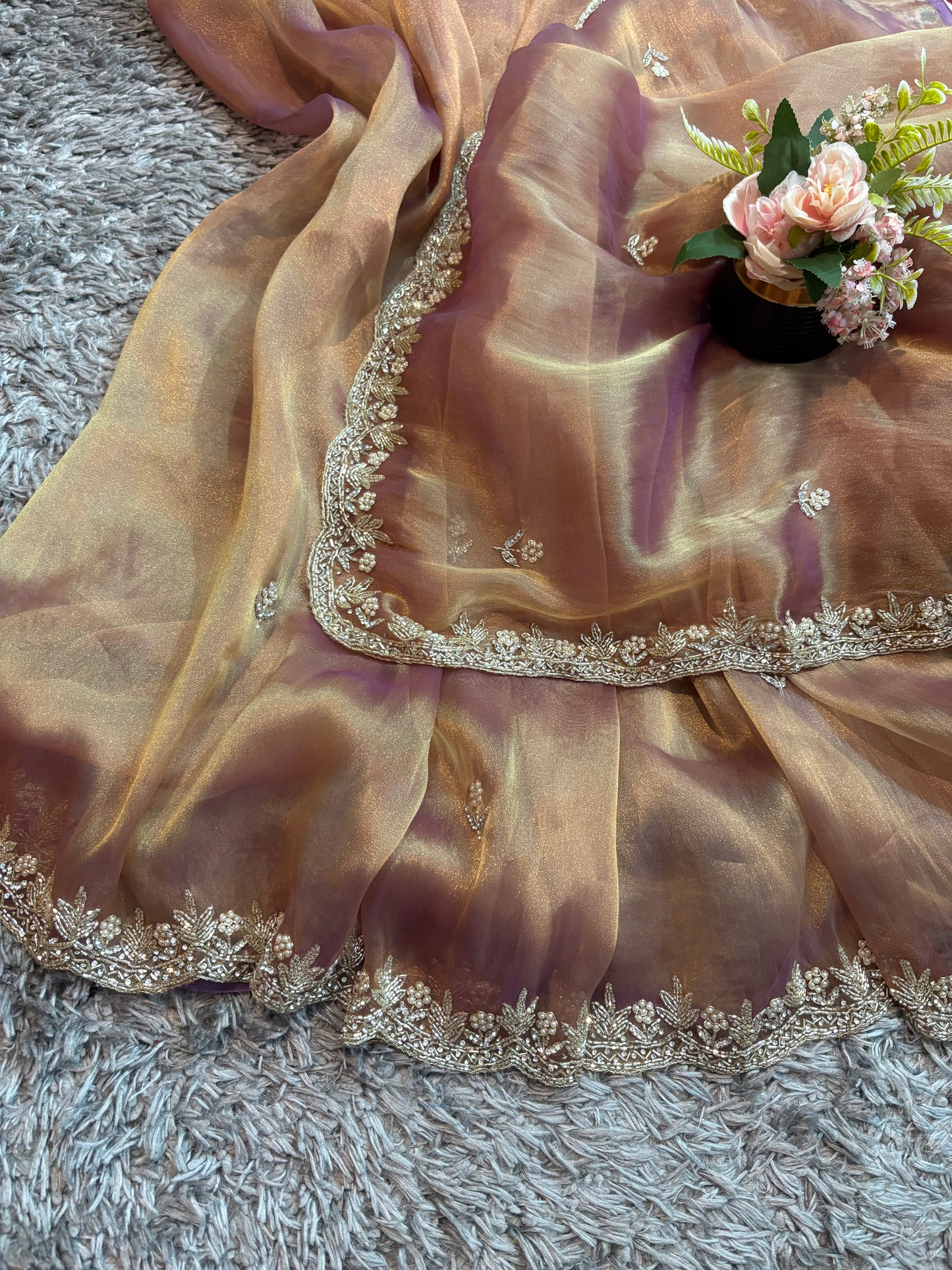 Anmol Premium Tissue saree