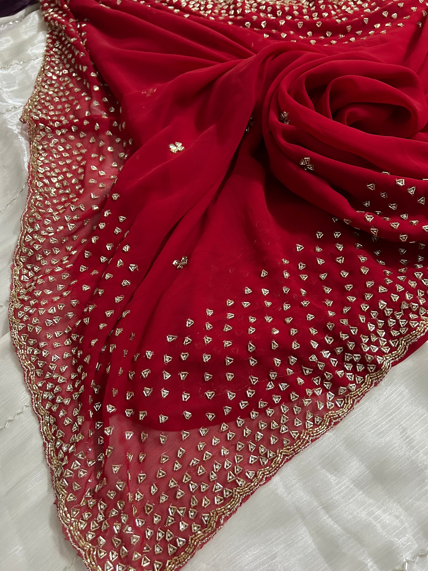 Exclusive designer georgette sarees