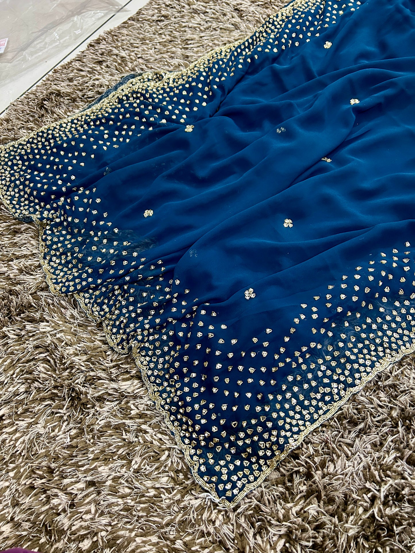 Exclusive designer georgette sarees