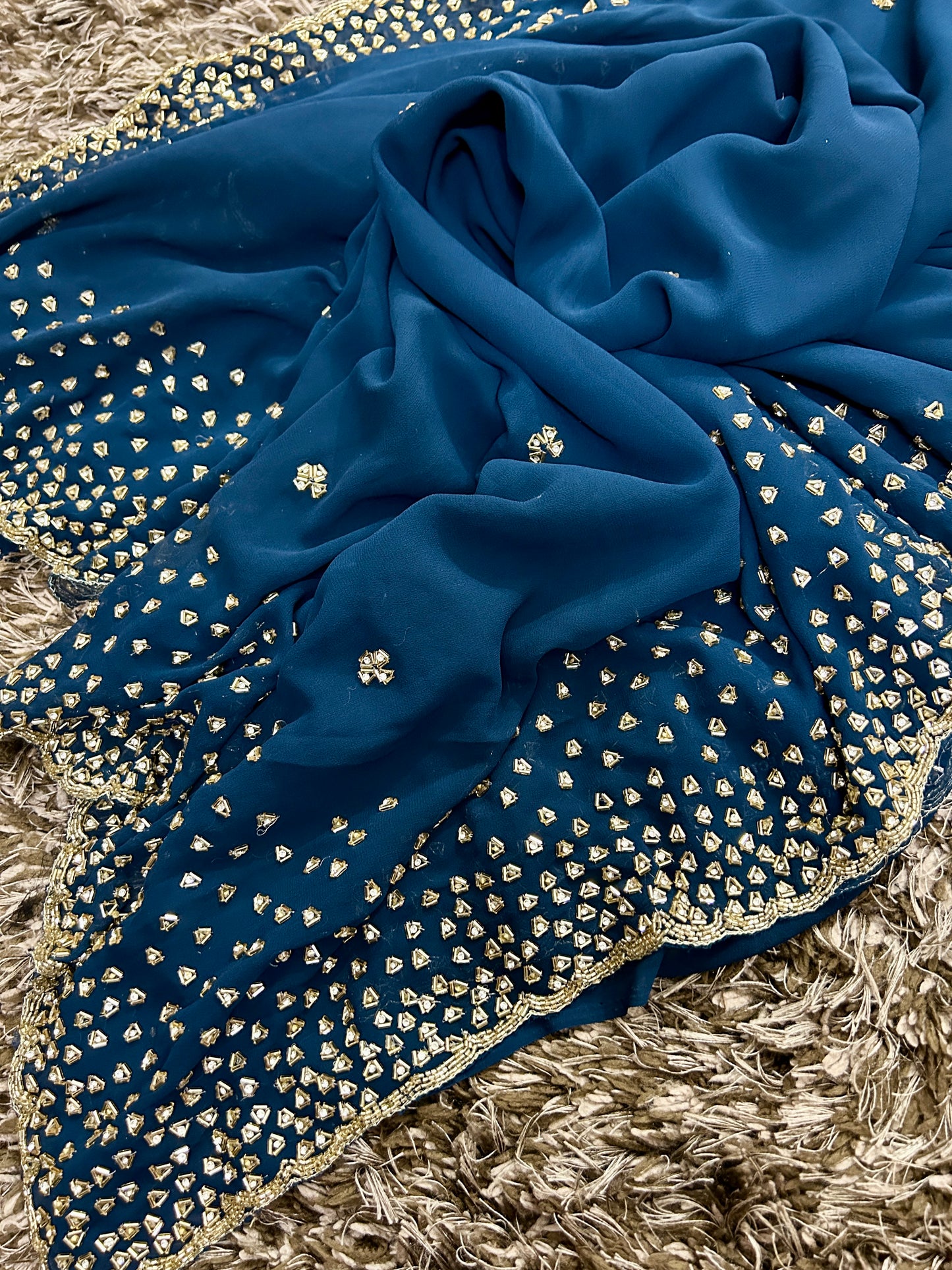 Exclusive designer georgette sarees