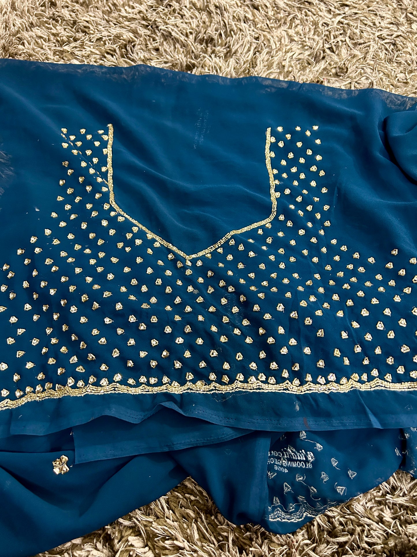 Exclusive designer georgette sarees