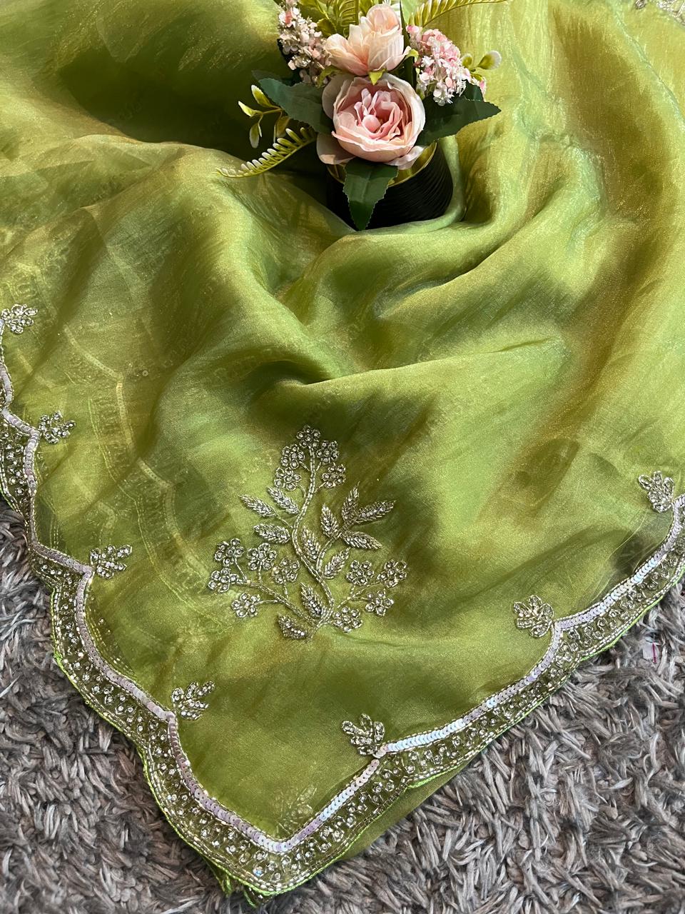 Pal Premium Tissue Sarees