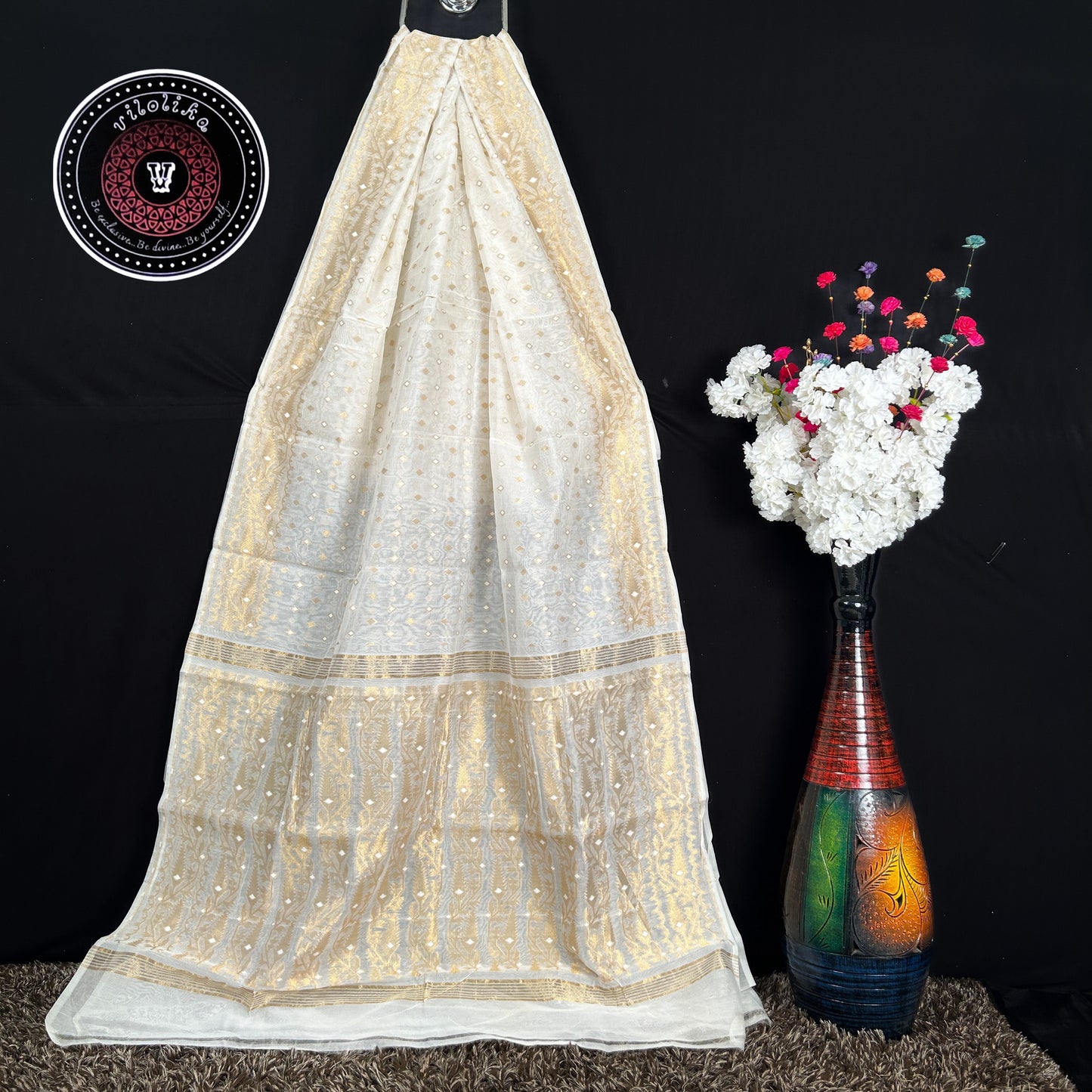 PURE JARI JAMDANI SAREES