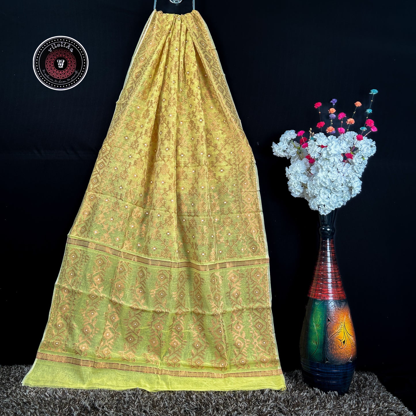 PURE JARI JAMDANI SAREES