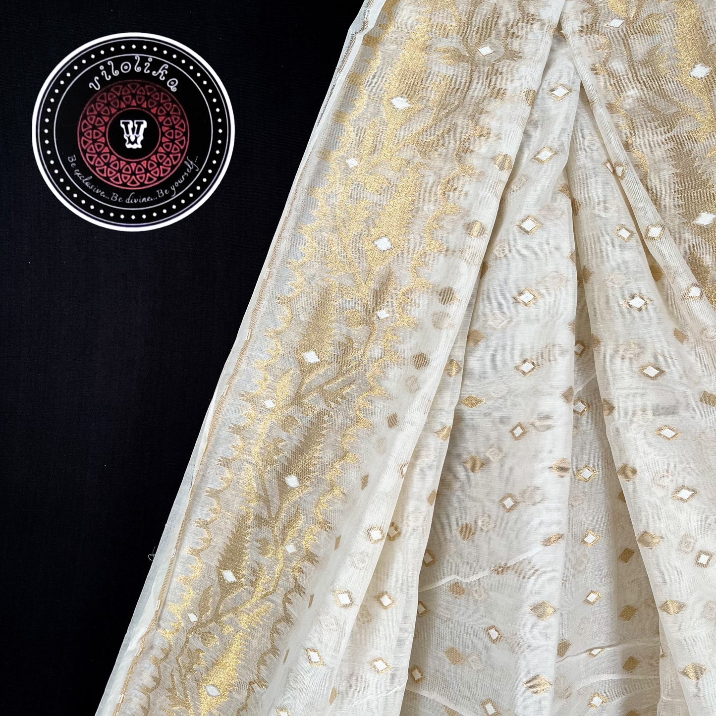 PURE JARI JAMDANI SAREES