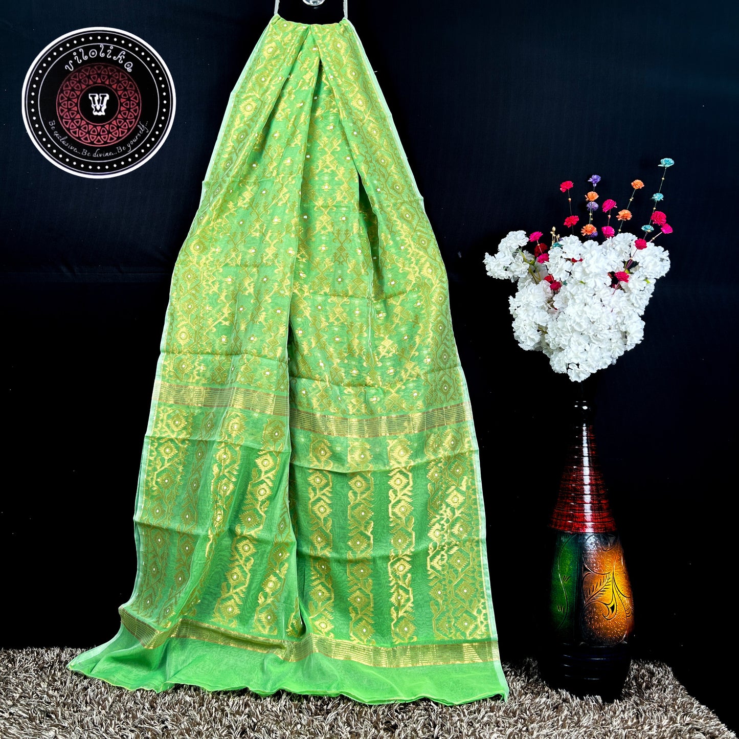 PURE JARI JAMDANI SAREES