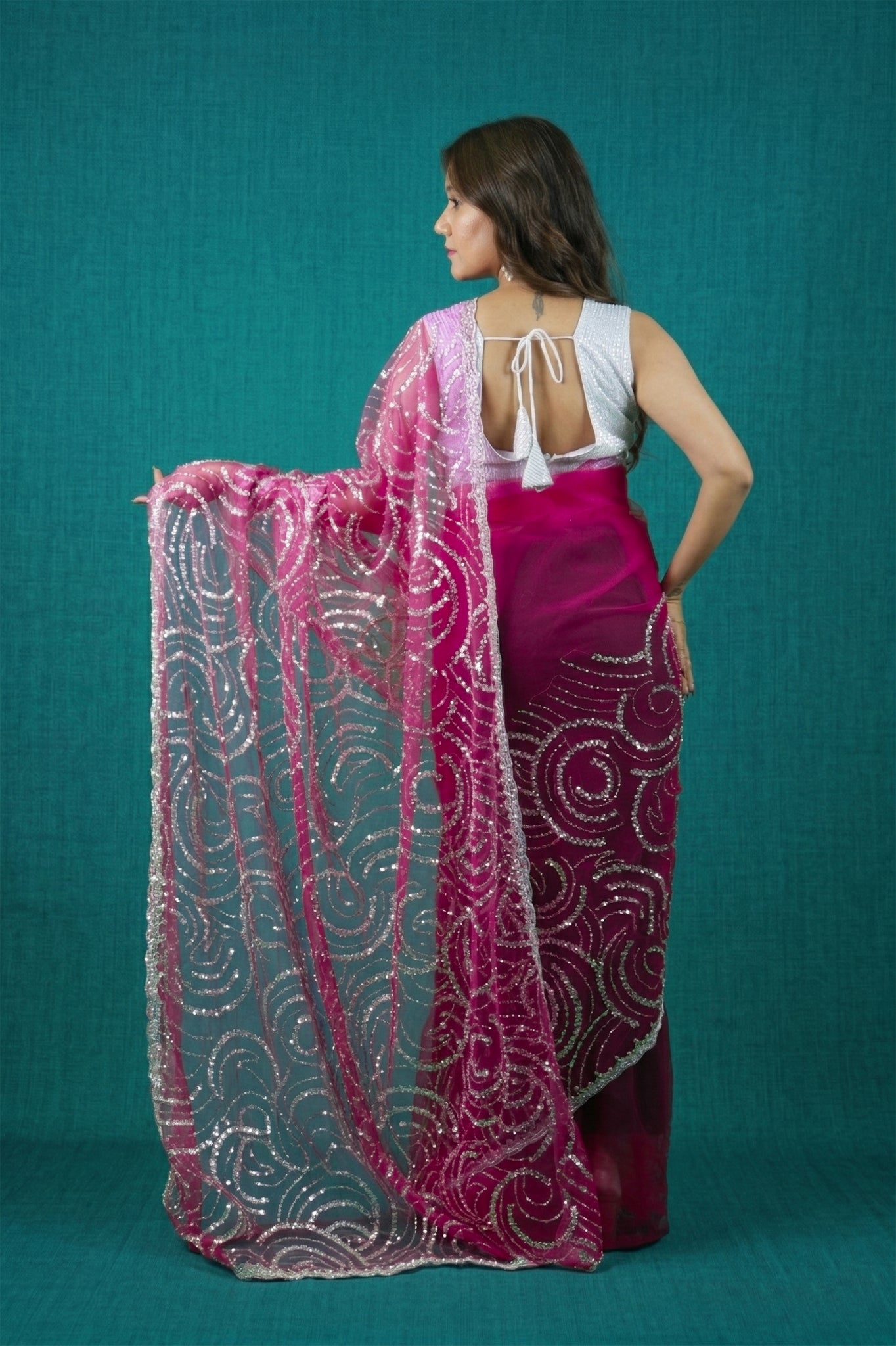 Netra Designer Net Saree