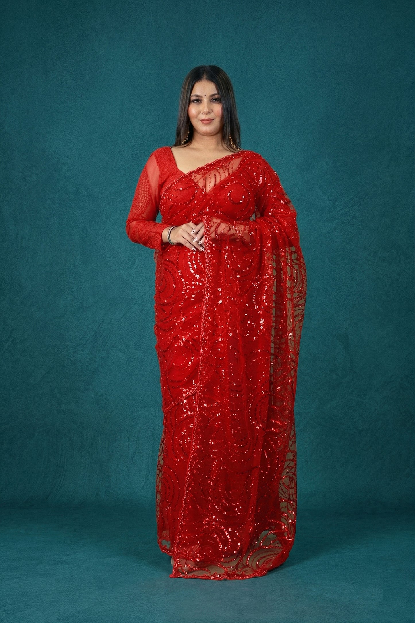Netra Designer Net Saree
