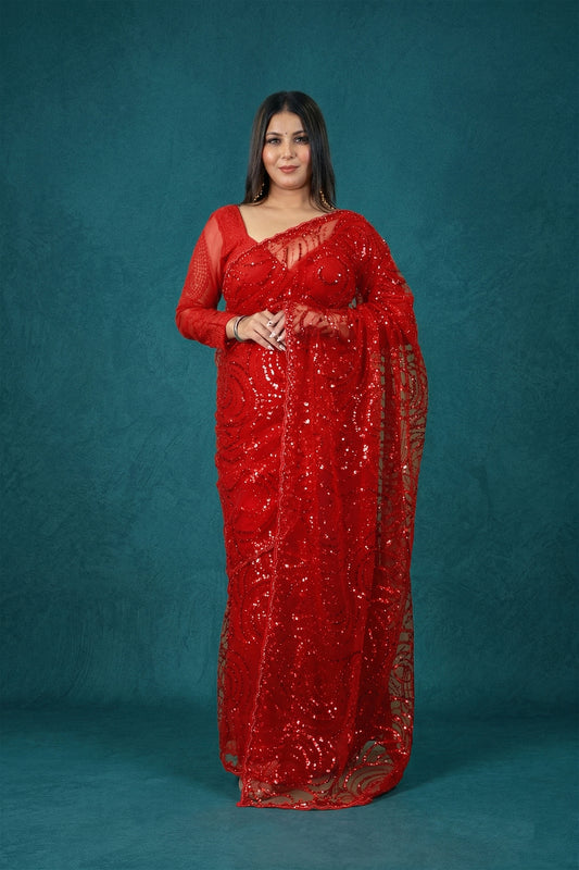 Netra Designer Net Saree