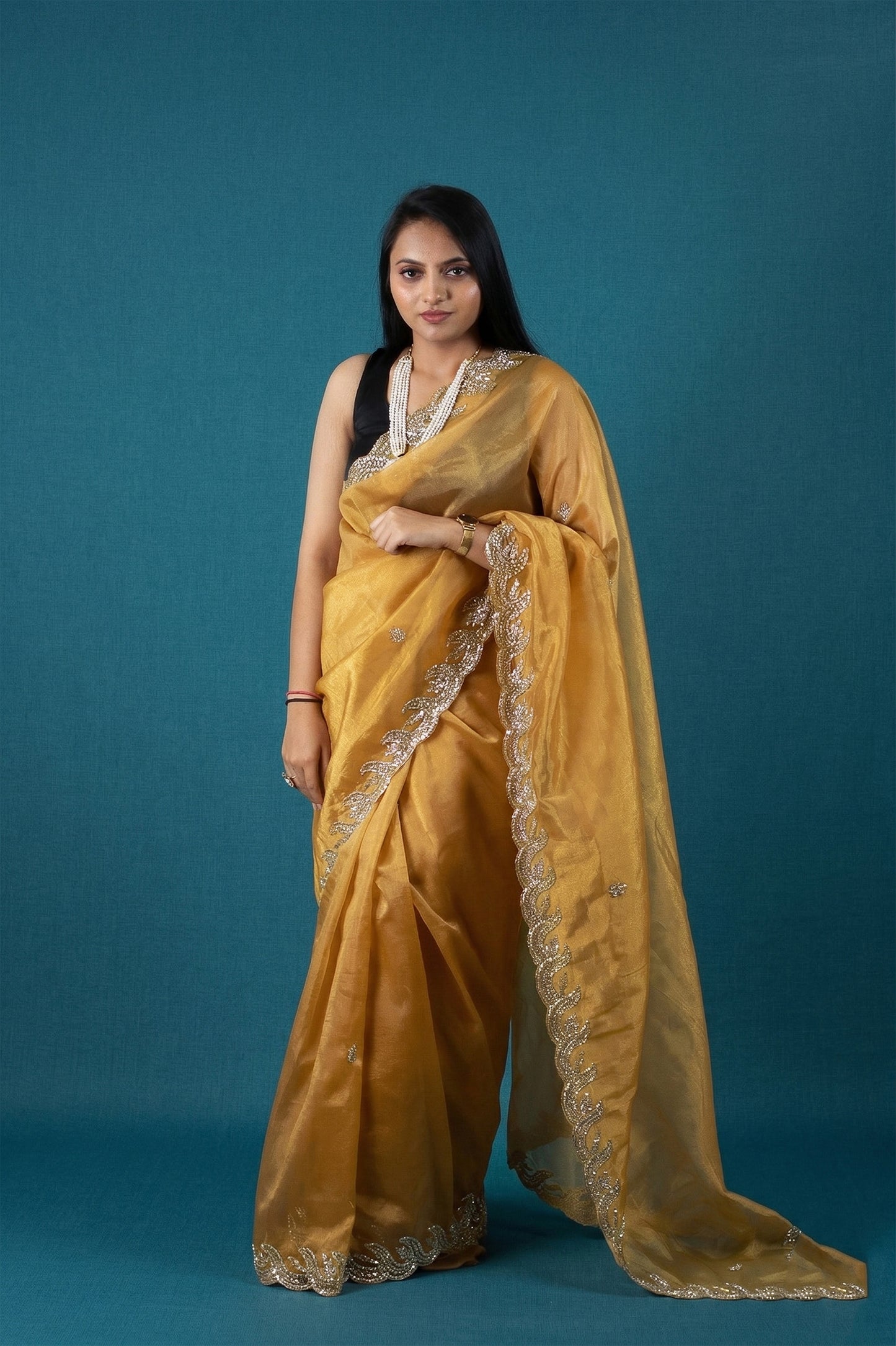 Parna Premium tissue sarees