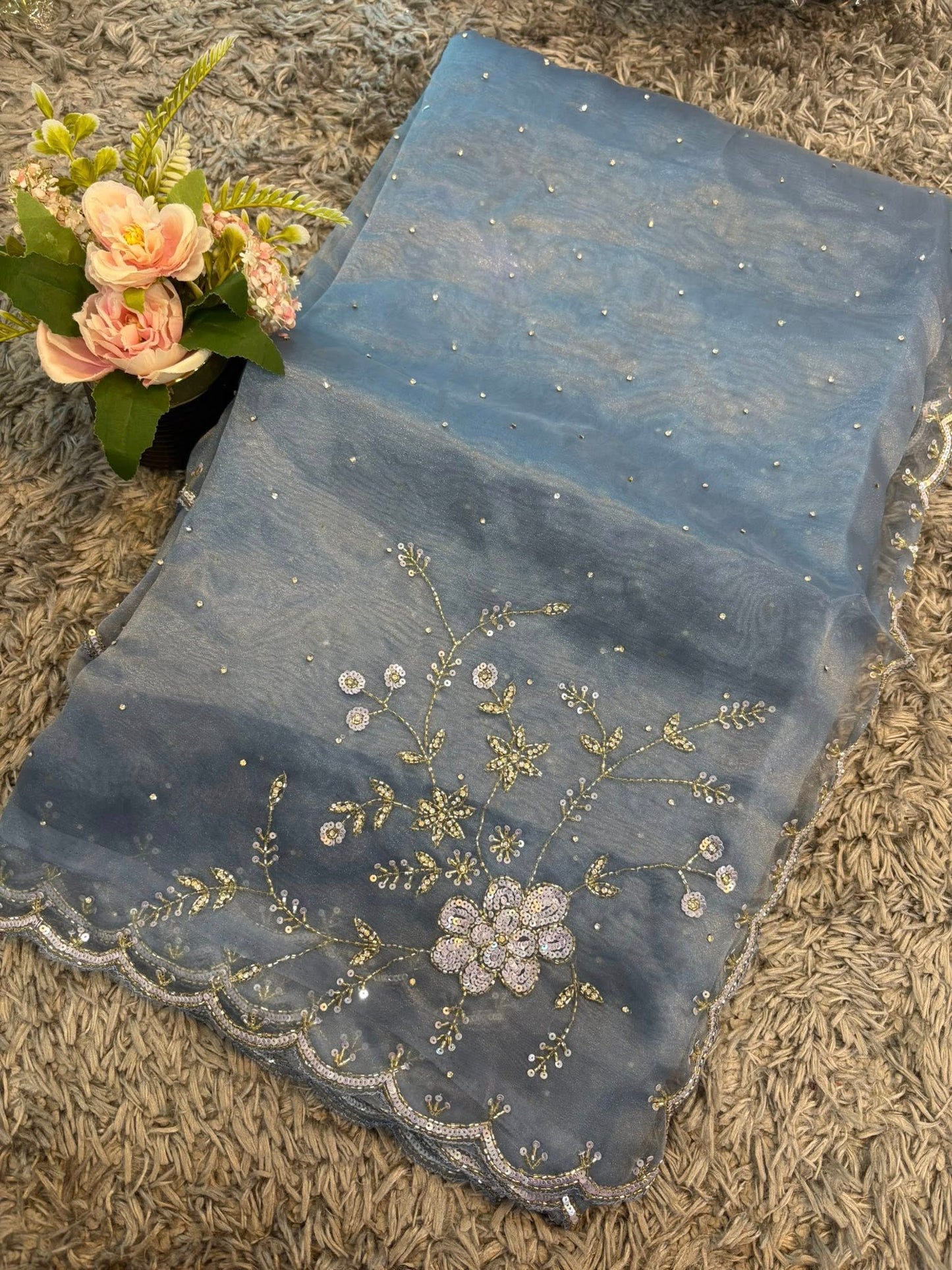 Viva Tissue Organza Saree – Ethereal Organza Finish