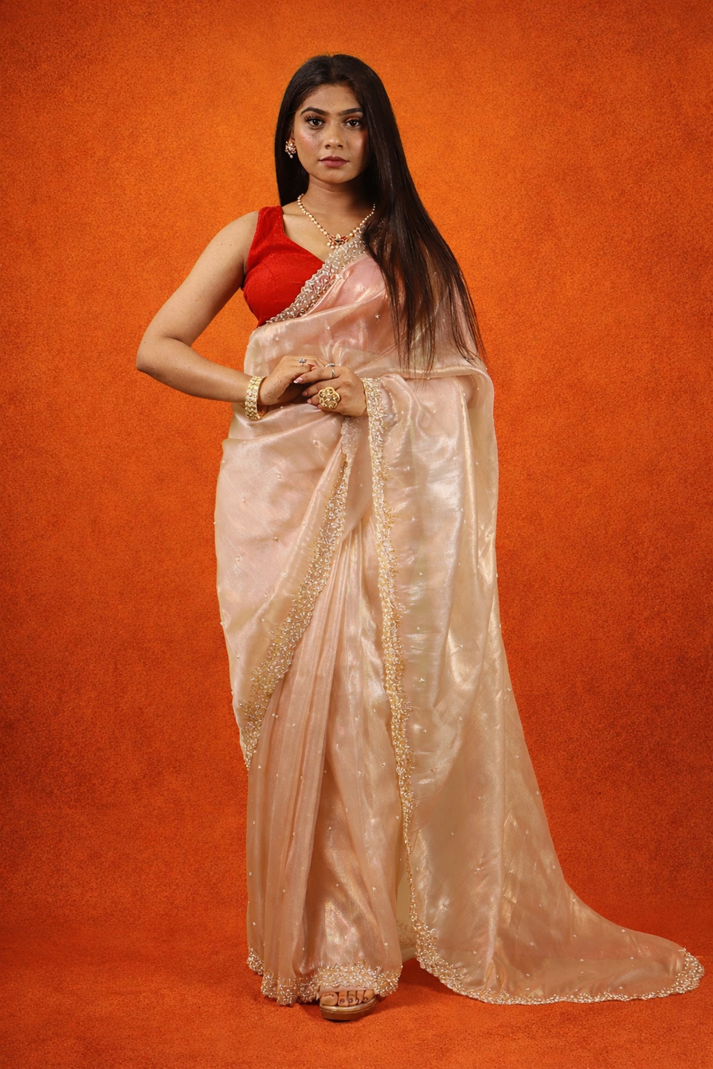 Priti Pure Tissue Saree – Elegance in Every Drape