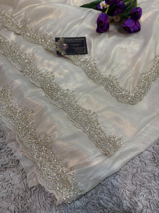 Purnika Pure Tissue Sarees