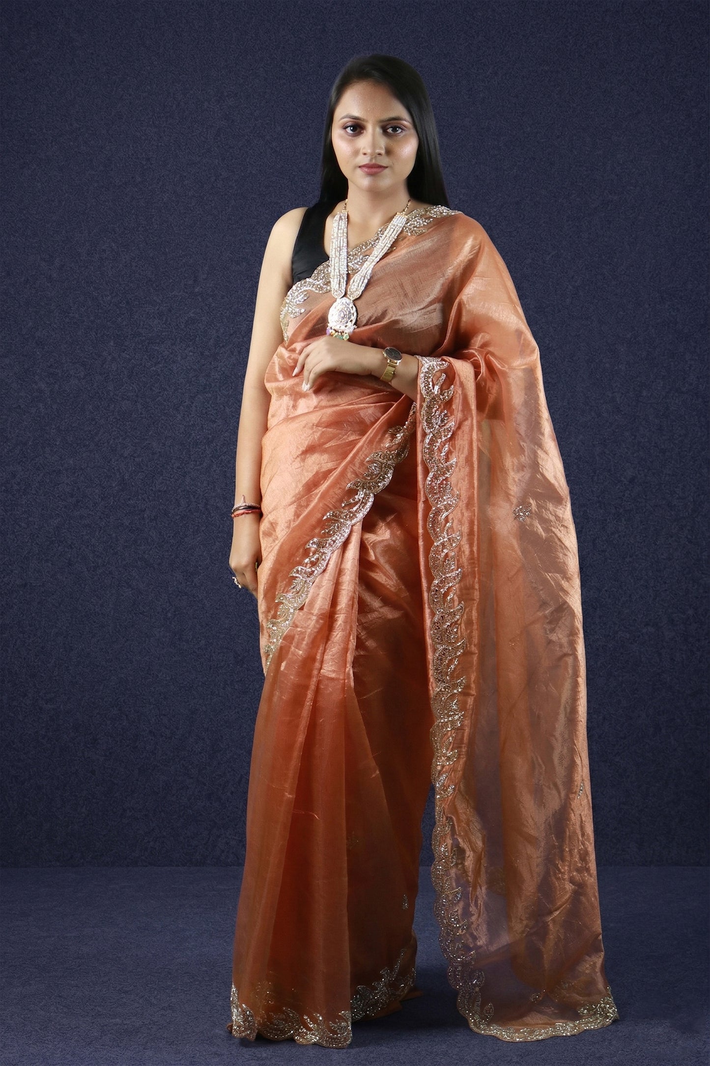 Parna Premium tissue sarees