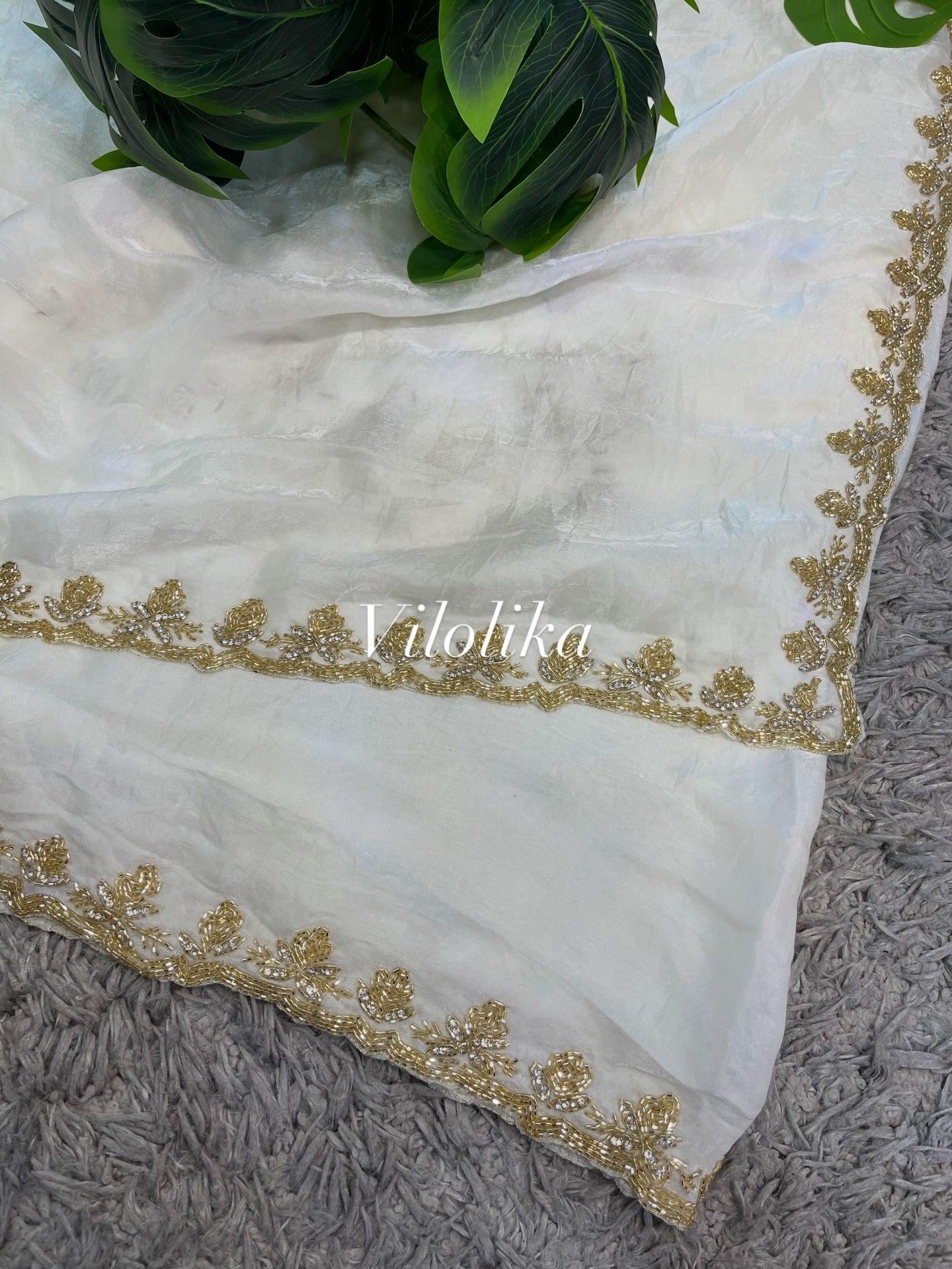 Jiniya Fendy Satin Saree