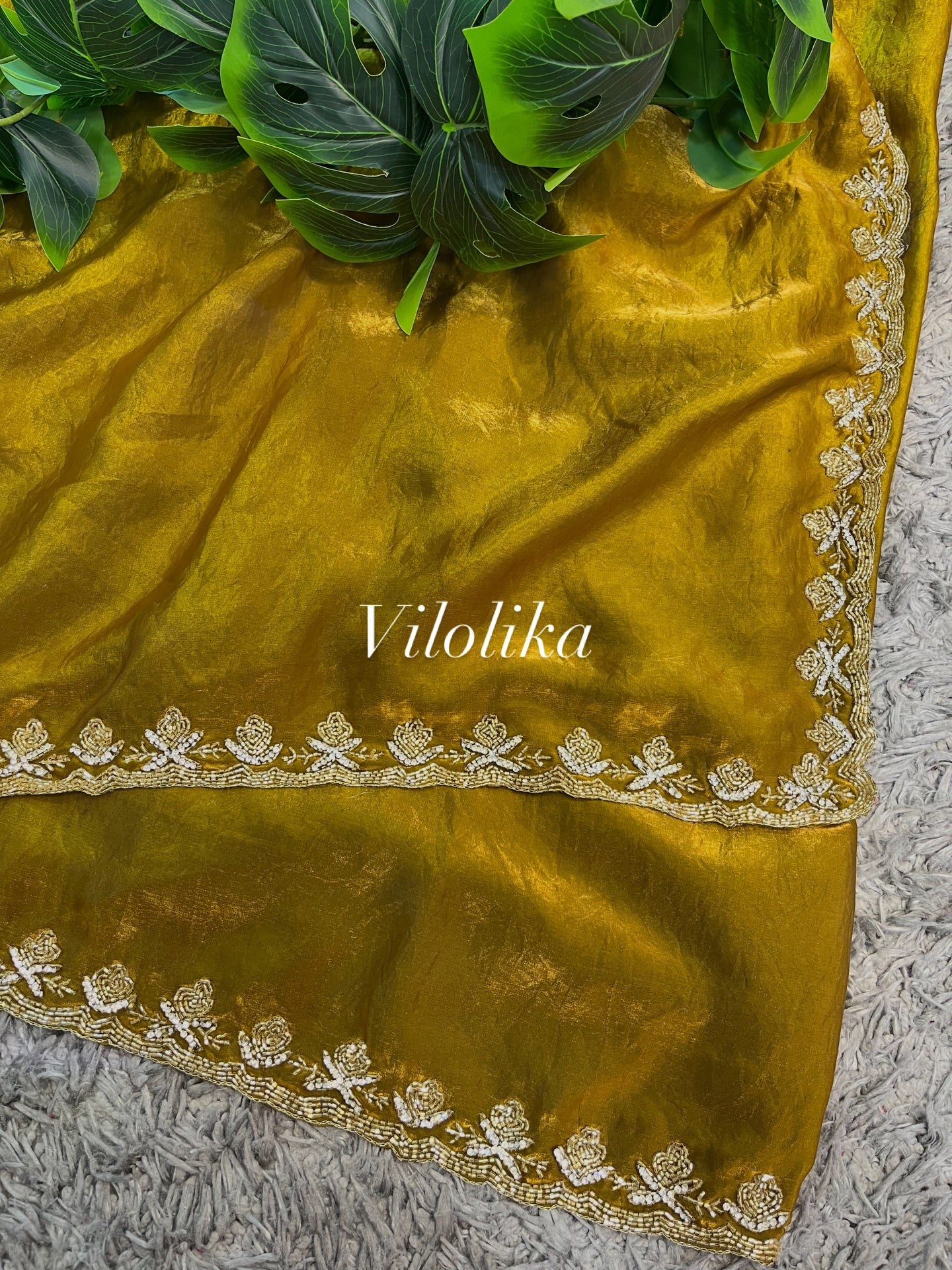 Jiniya Fendy Satin Saree