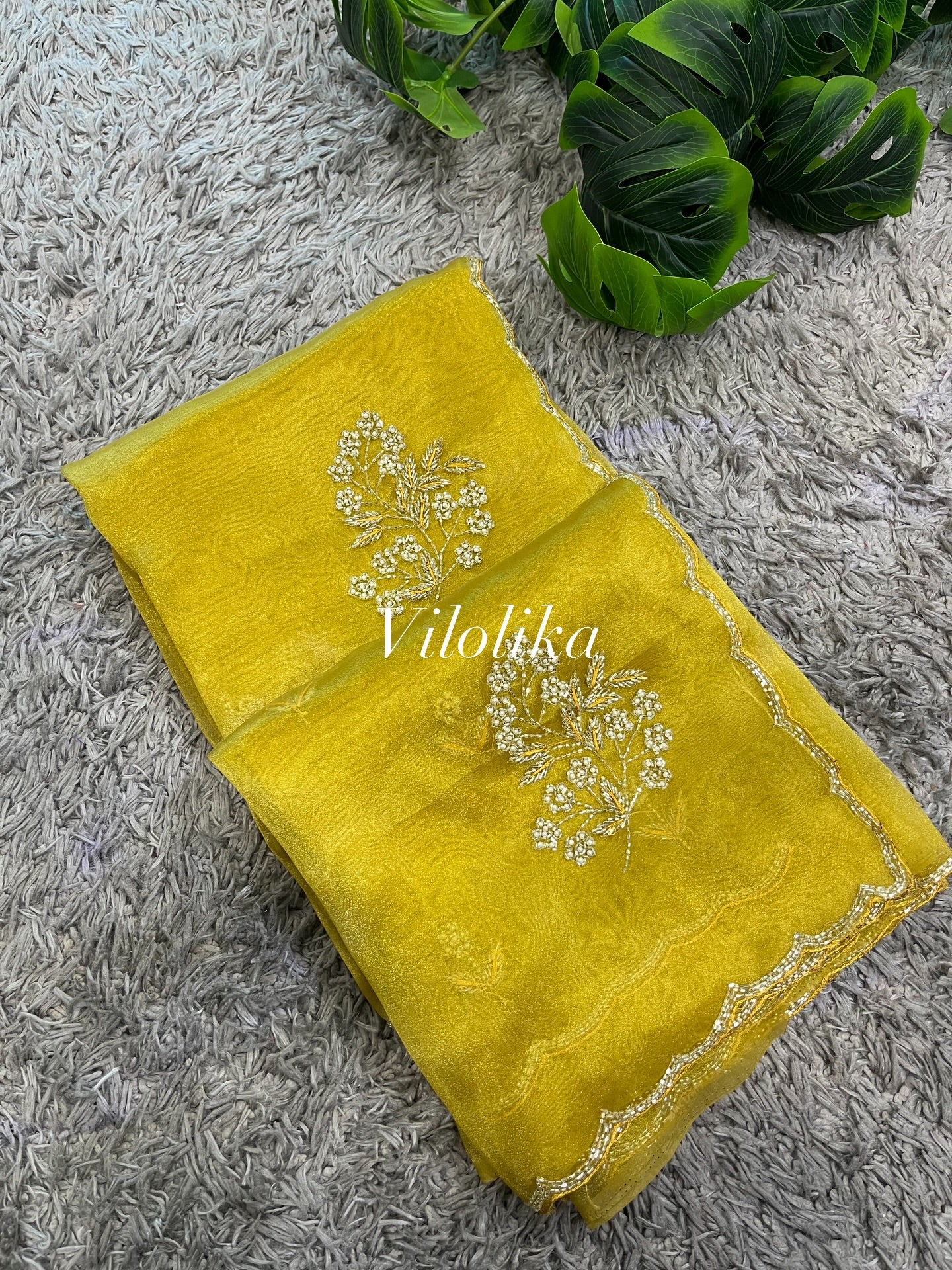 Star Tissue Organza Saree