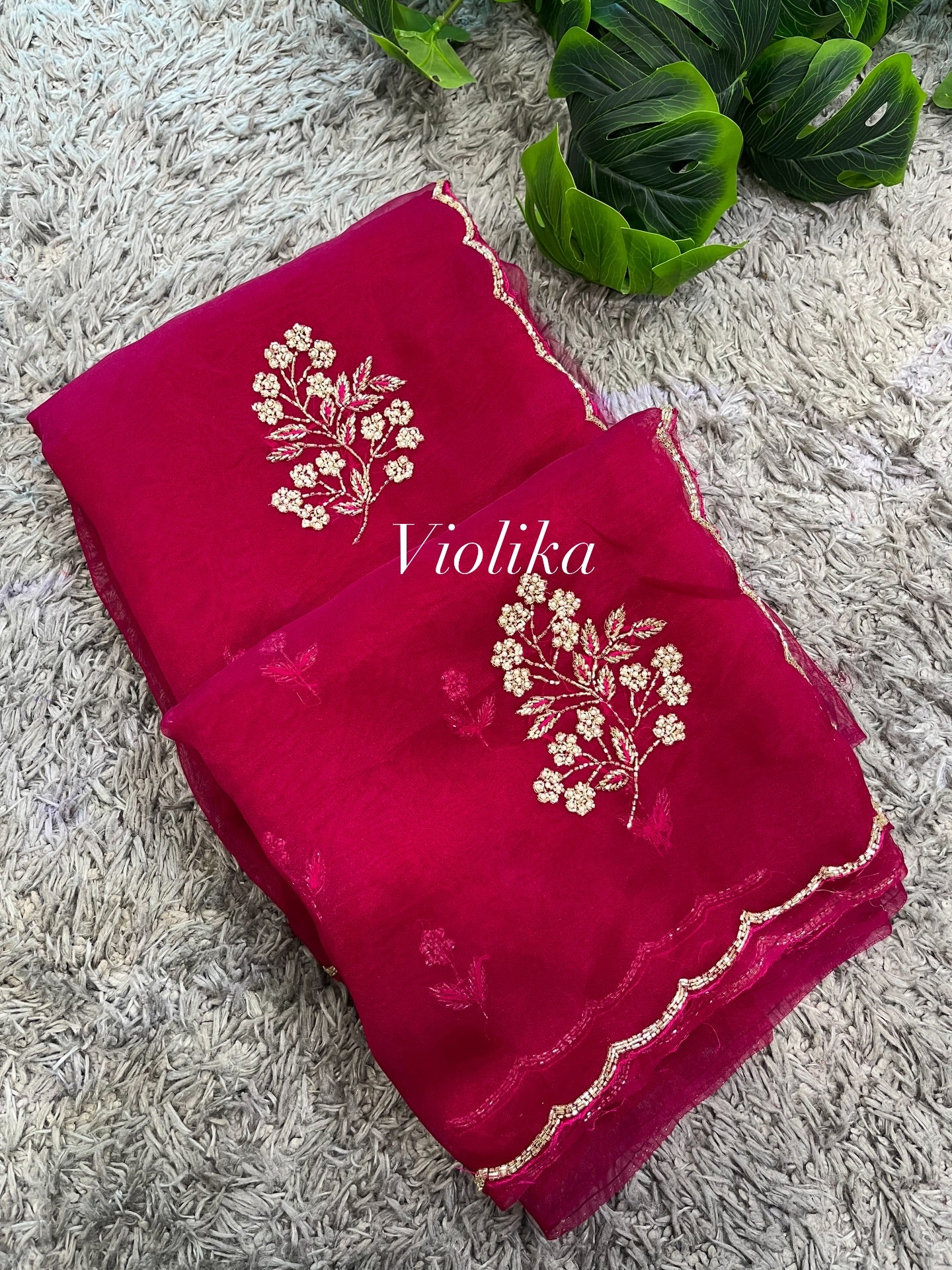 Star Tissue Organza Saree