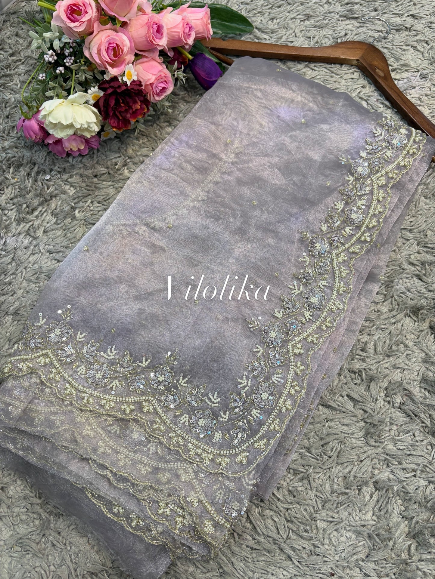 Jhalak Tissue Organza Saree – Ethereal Tissue-Organza Fabric