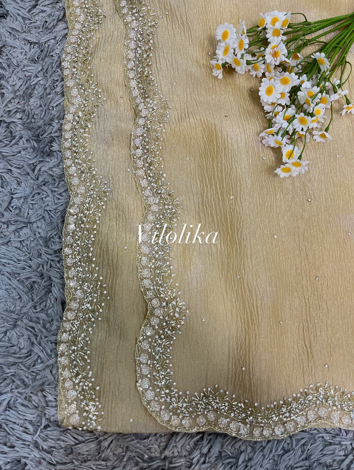 Sneha Crush Tissue Saree – Lightweight Glamour in Every Fold