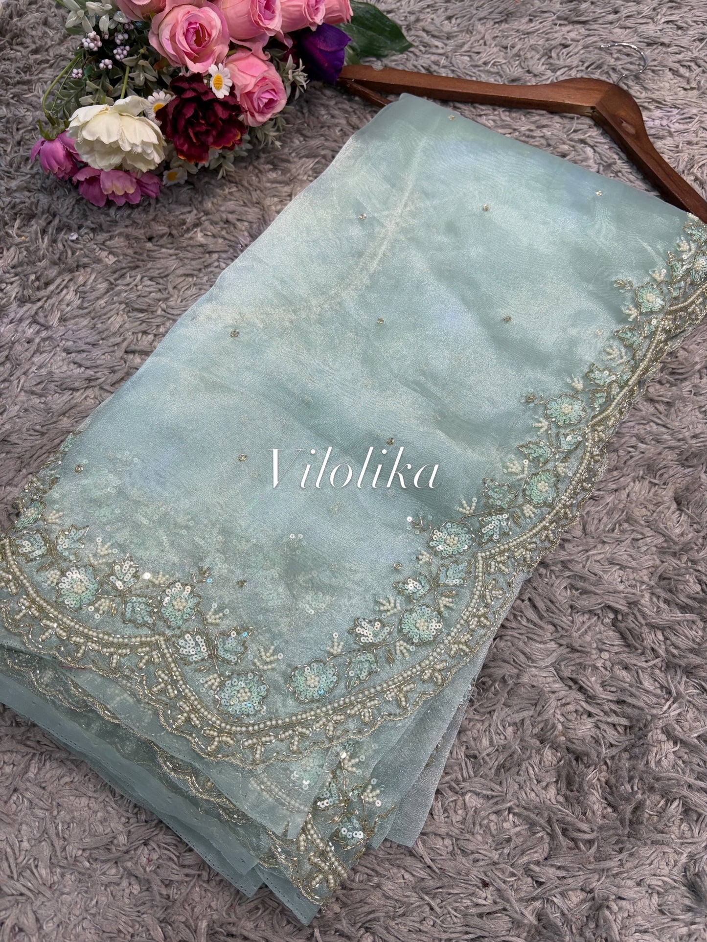 Jhalak Tissue Organza Saree – Ethereal Tissue-Organza Fabric