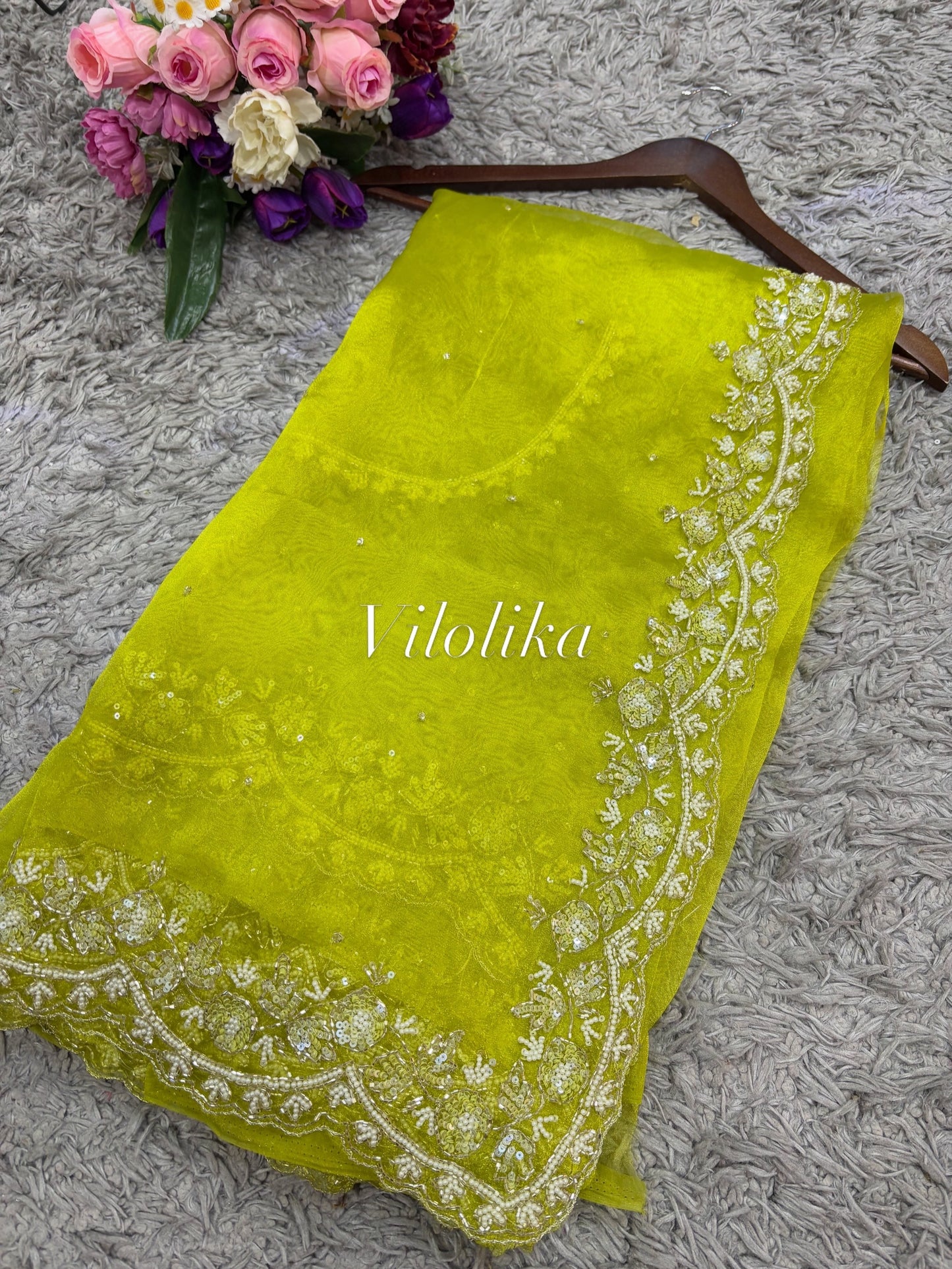 Jhalak Tissue Organza Saree – Ethereal Tissue-Organza Fabric