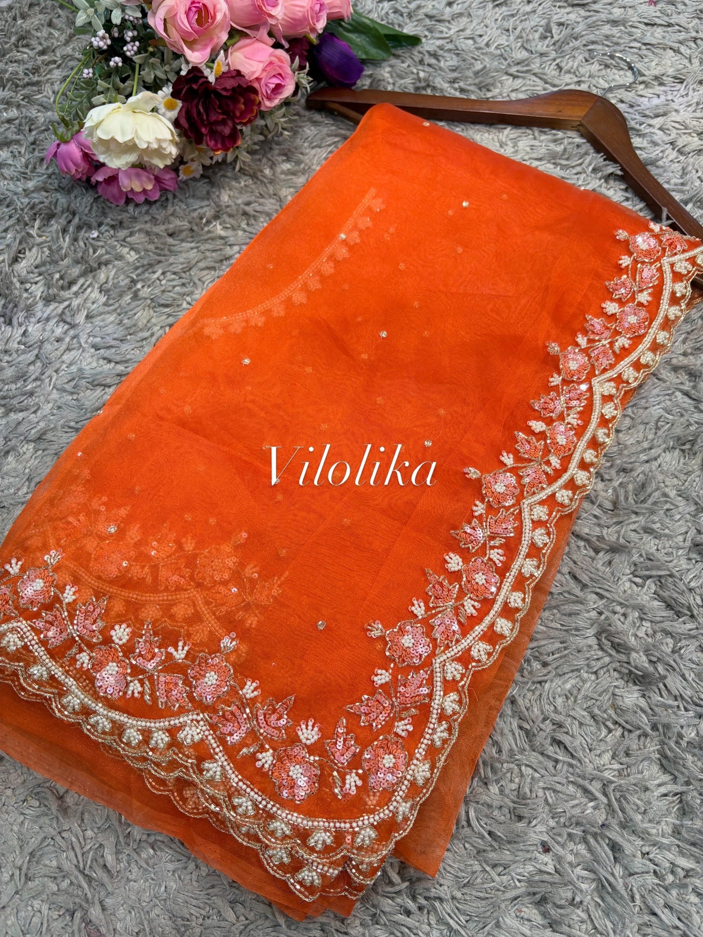 Jhalak Tissue Organza Saree – Ethereal Tissue-Organza Fabric