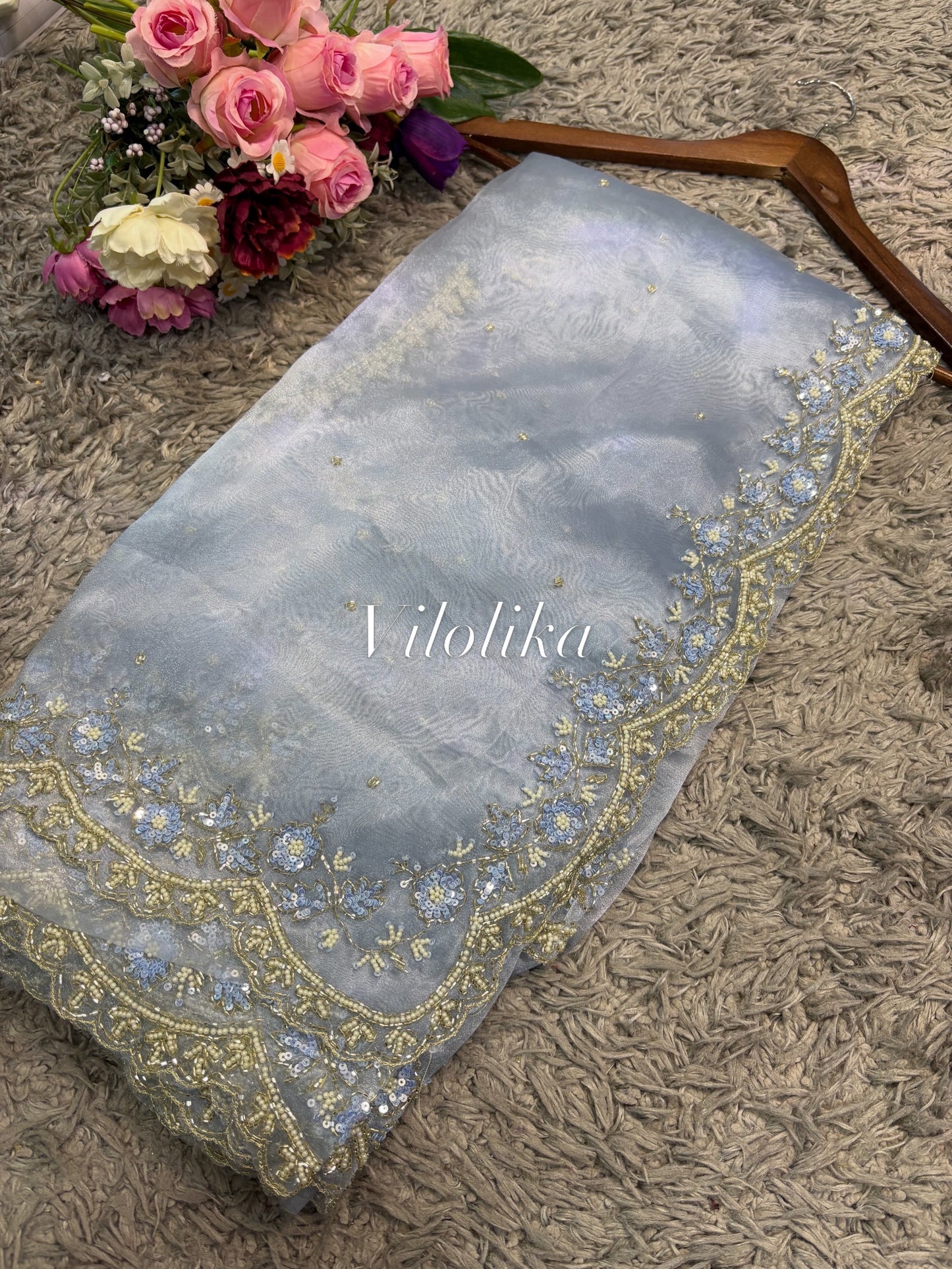 Jhalak Tissue Organza Saree – Ethereal Tissue-Organza Fabric