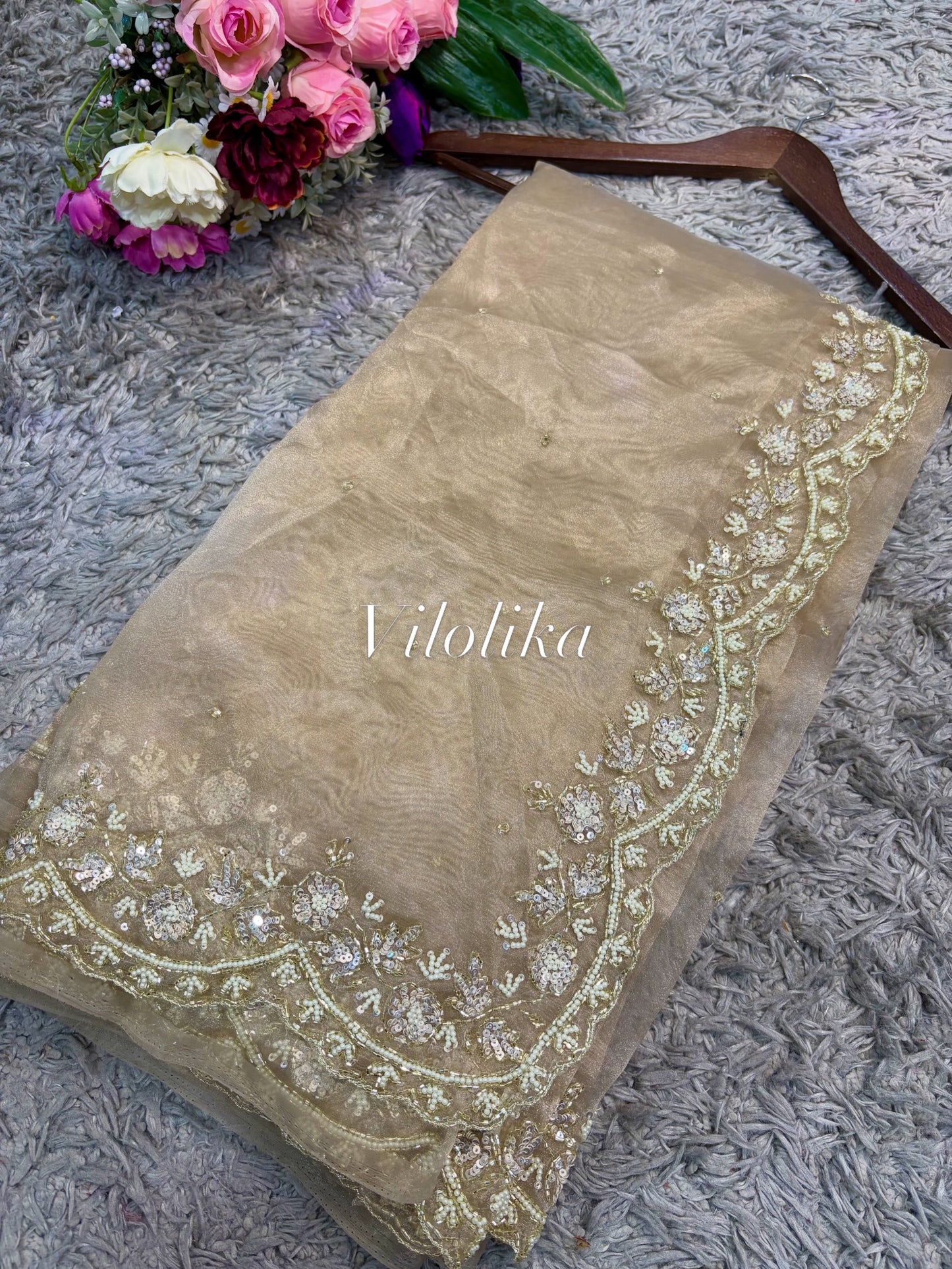 Jhalak Tissue Organza Saree – Ethereal Tissue-Organza Fabric