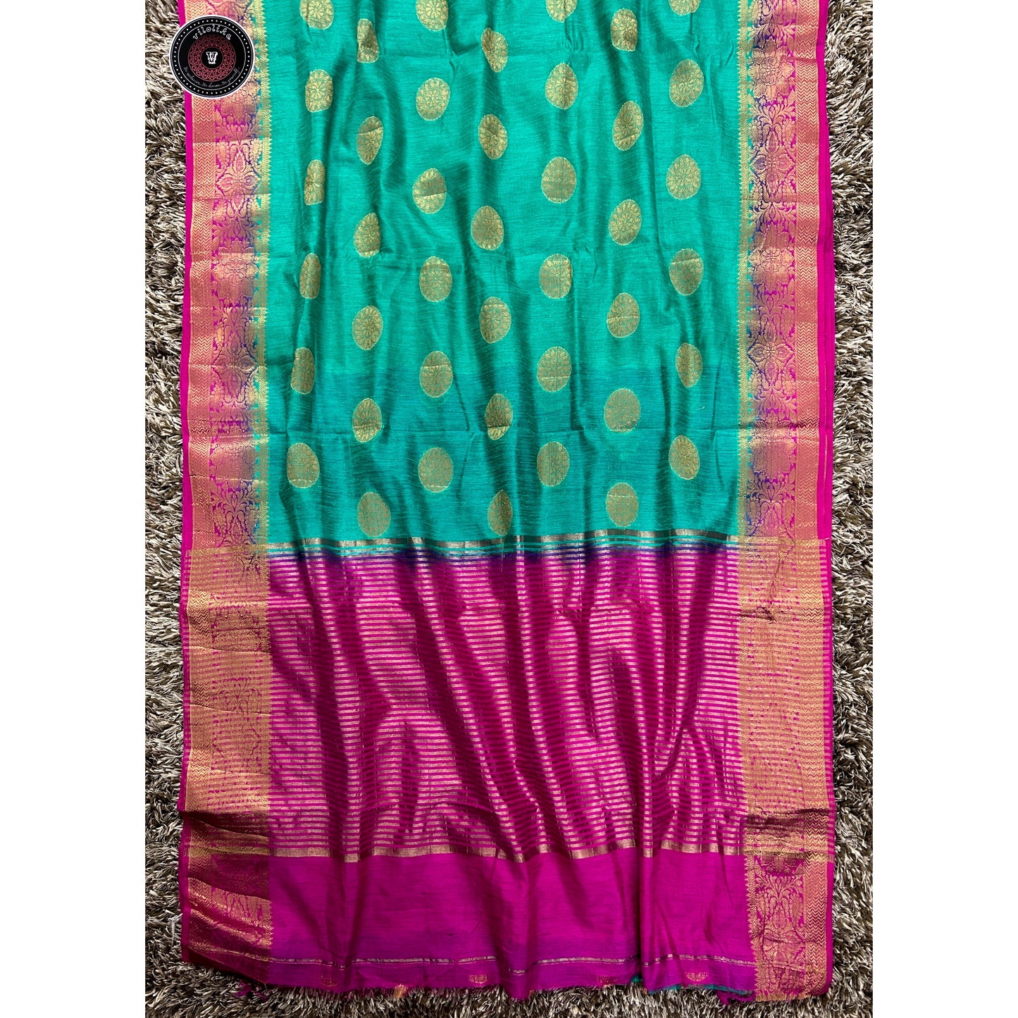 Jute matka silk saree