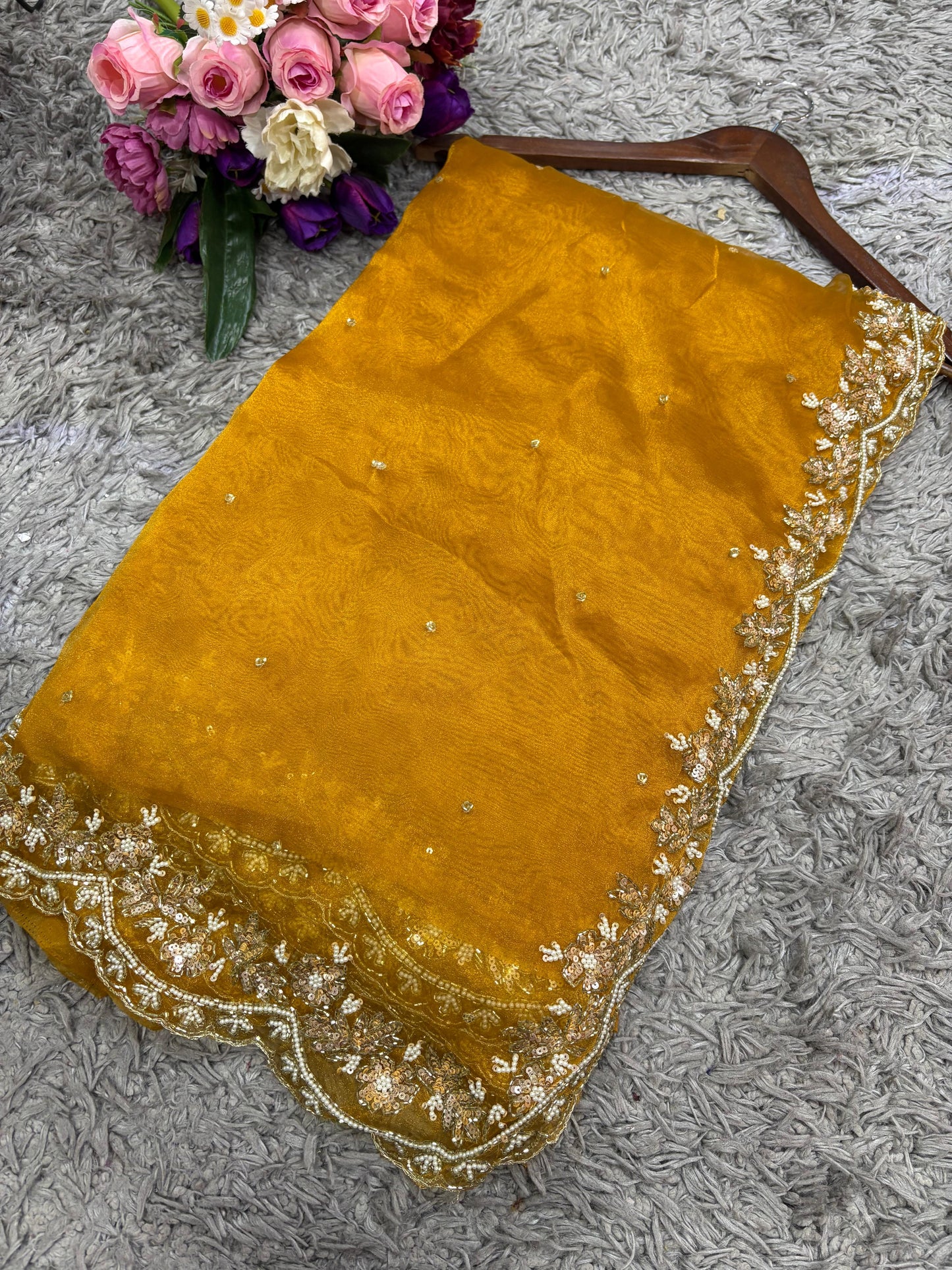 Jhalak Tissue Organza Saree – Ethereal Tissue-Organza Fabric