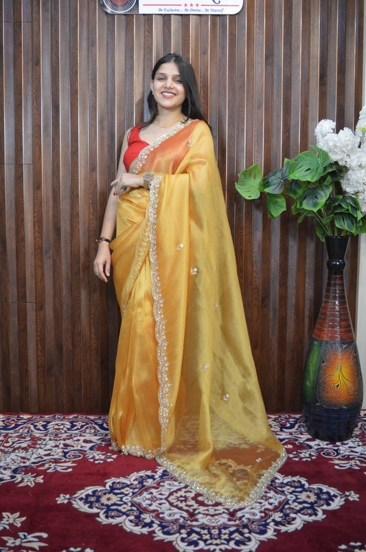 Anmol Premium Tissue saree