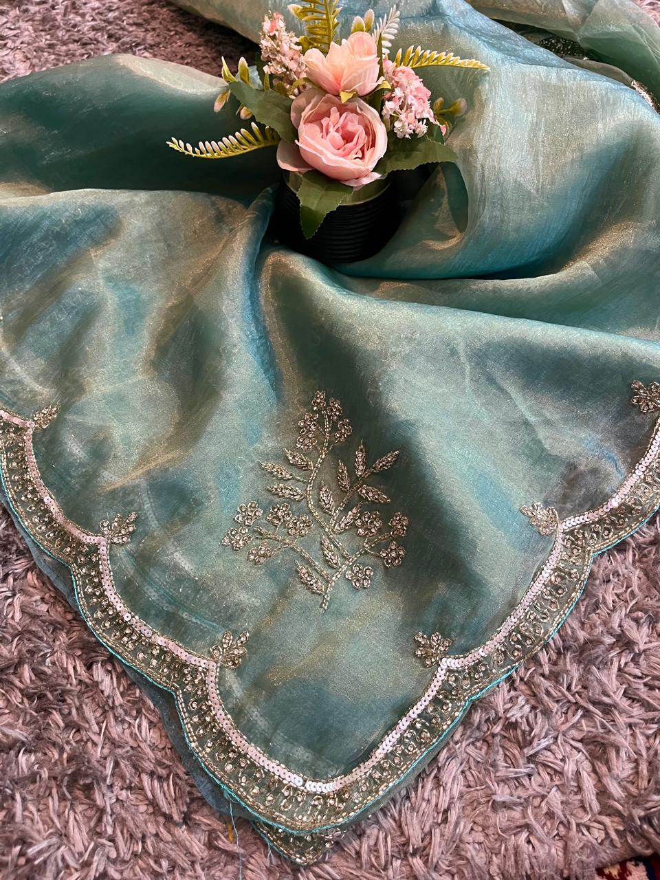 Pal Premium Tissue Sarees