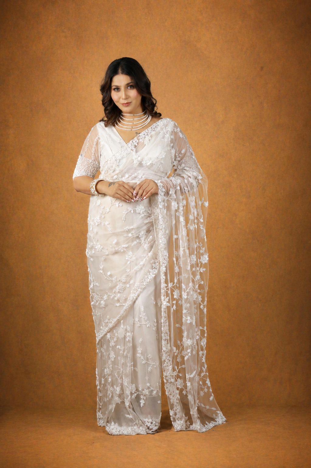 Chamak 2 Designer Net Saree