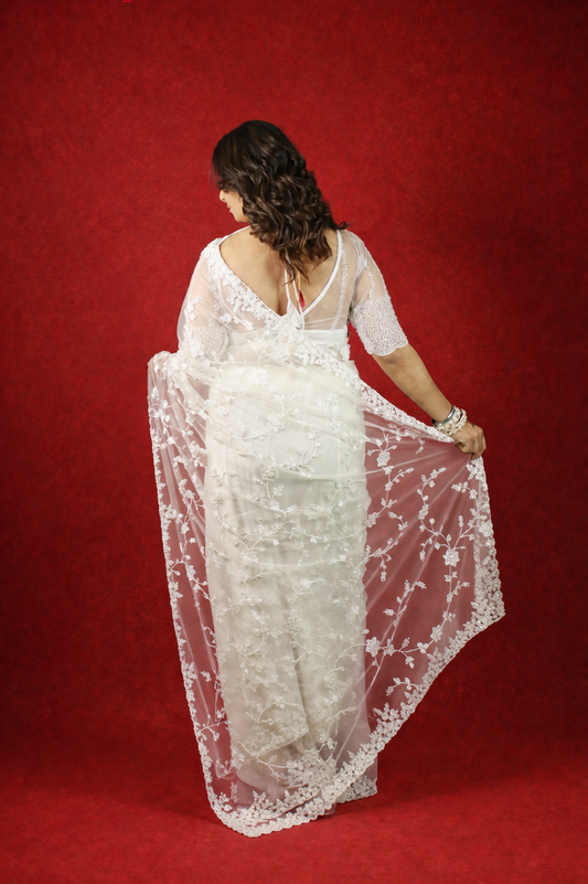 Chamak 2 Designer Net Saree
