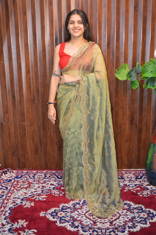 Dhamaka Premium Tissue Sarees