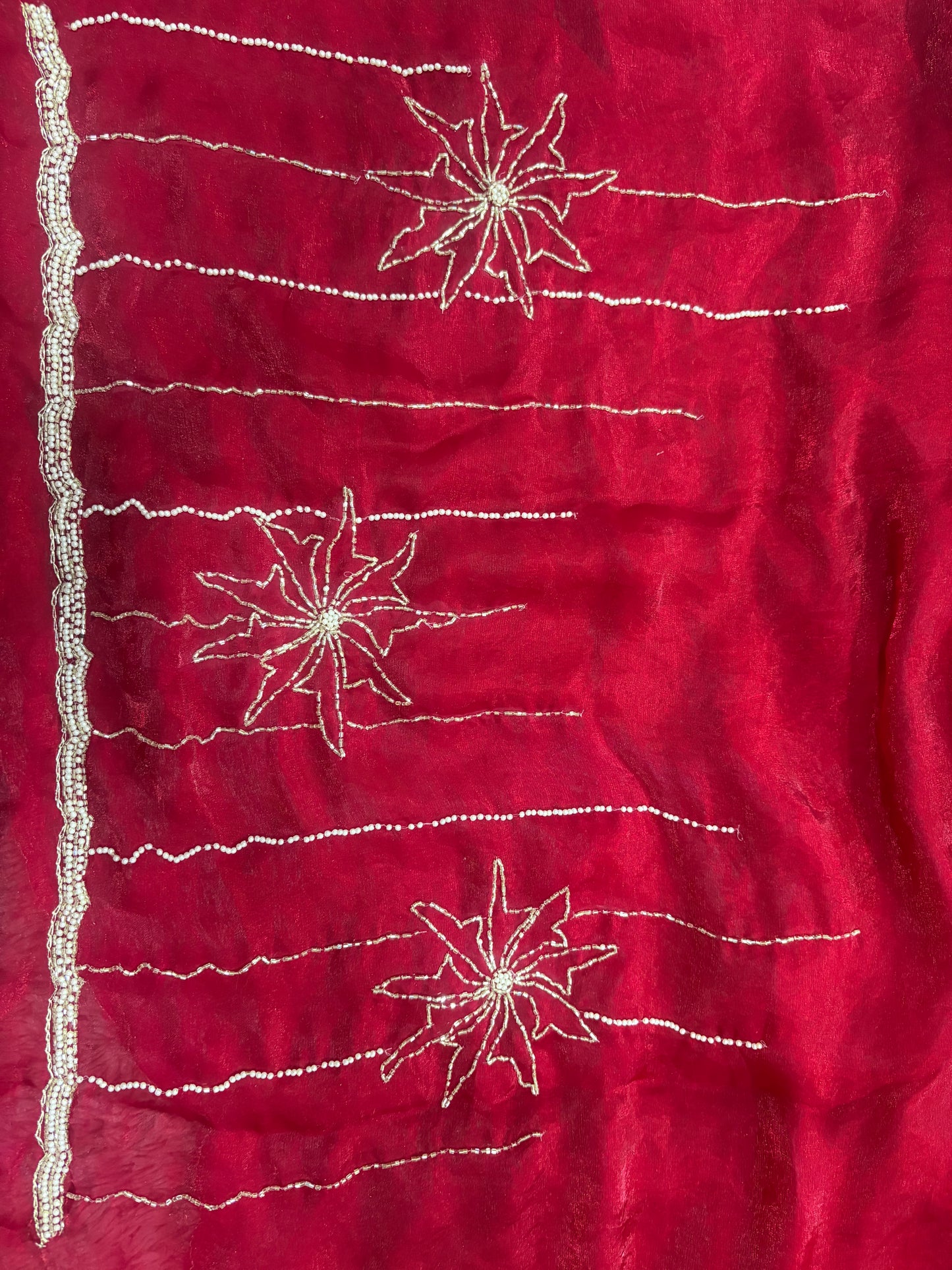 Pihu Velvet Satin Saree – Rich Satin Finish, Hand-Elegance