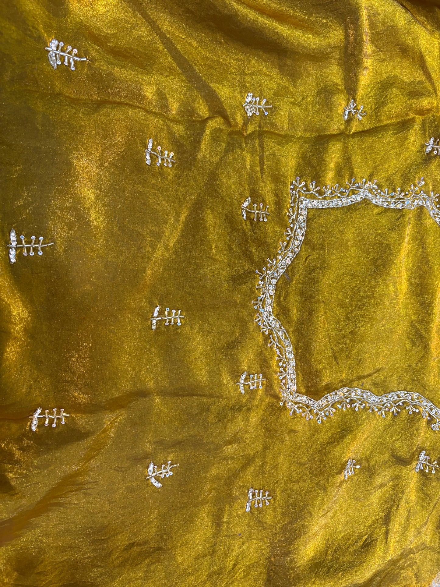 Dipika Velvet Satin Saree – Hand-worked Fendy Satin with Slick Border