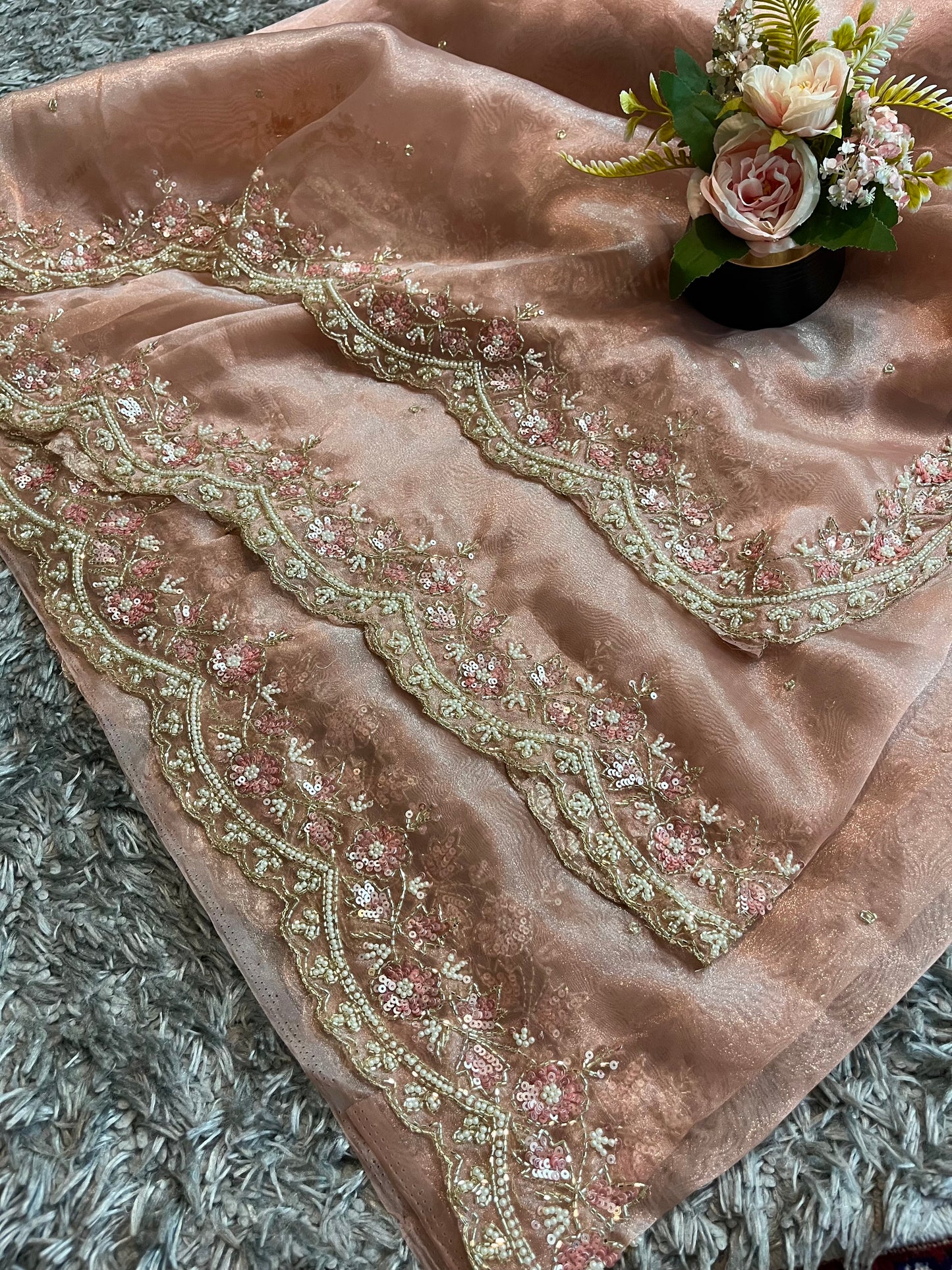 Jhalak Tissue Organza Saree – Ethereal Tissue-Organza Fabric