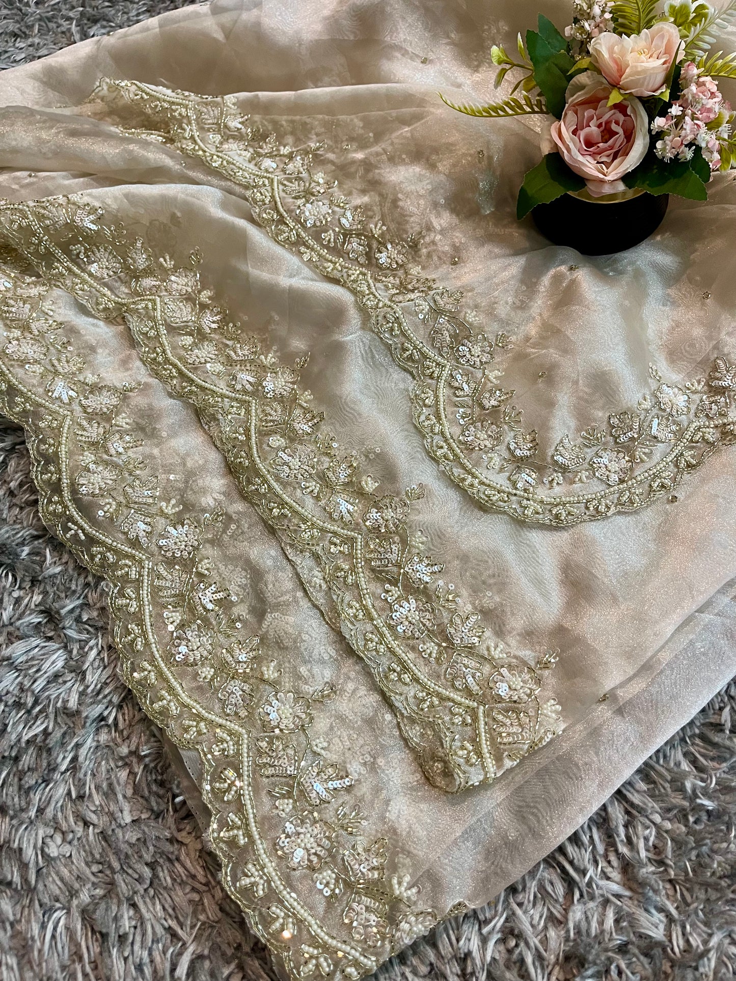 Jhalak Tissue Organza Saree – Ethereal Tissue-Organza Fabric