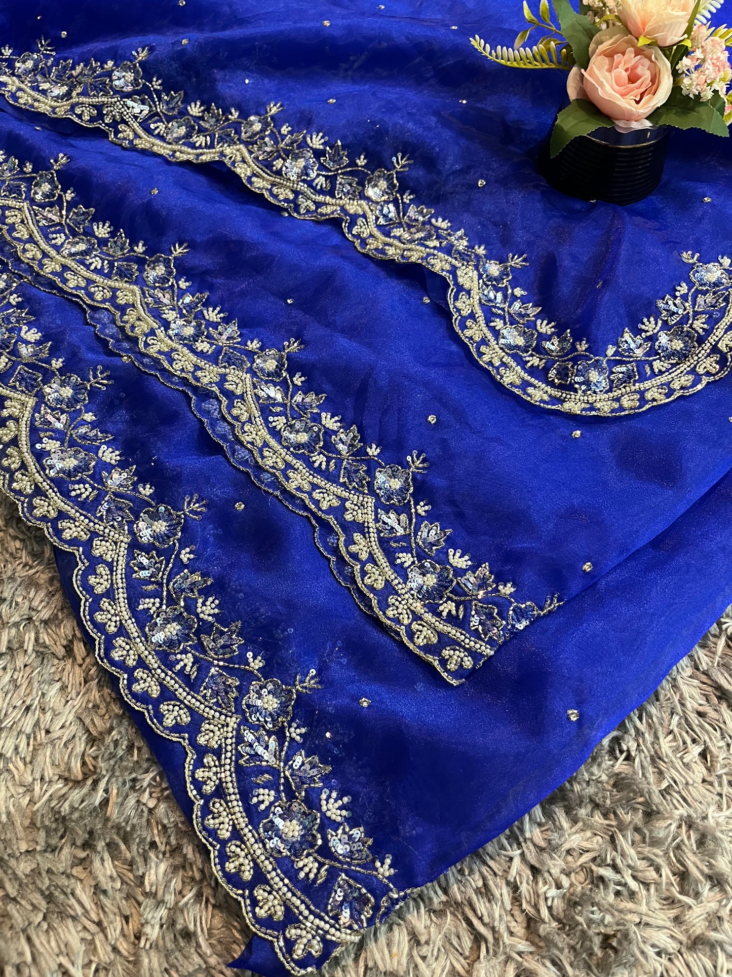 Jhalak Tissue Organza Saree – Ethereal Tissue-Organza Fabric