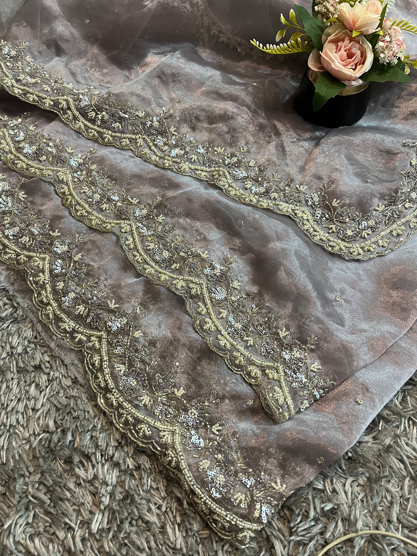 Jhalak Tissue Organza Saree – Ethereal Tissue-Organza Fabric