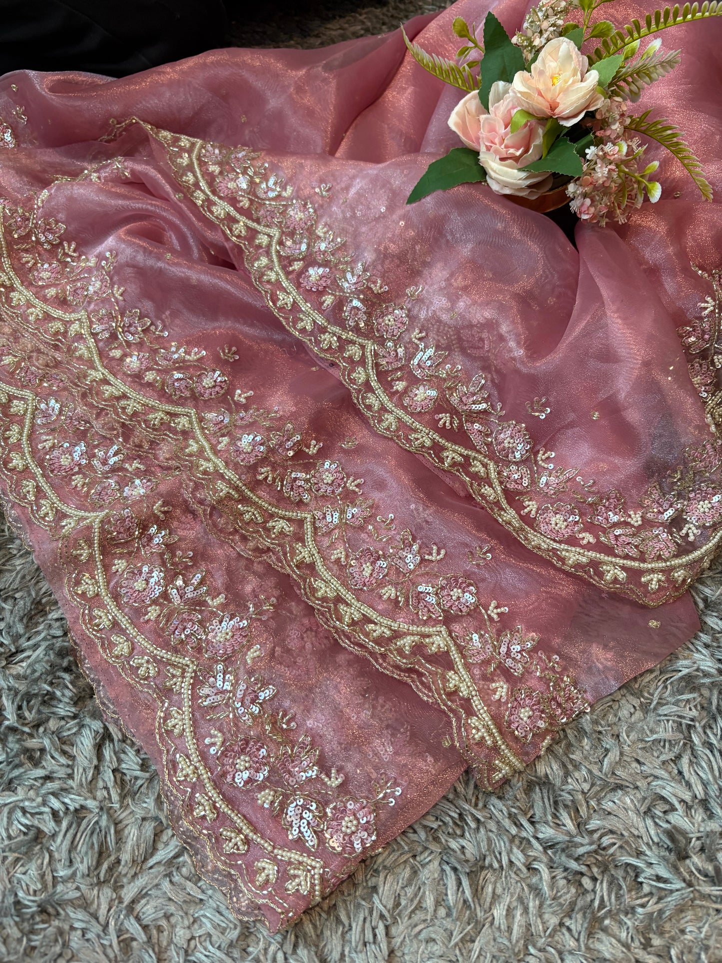 Jhalak Tissue Organza Saree – Ethereal Tissue-Organza Fabric