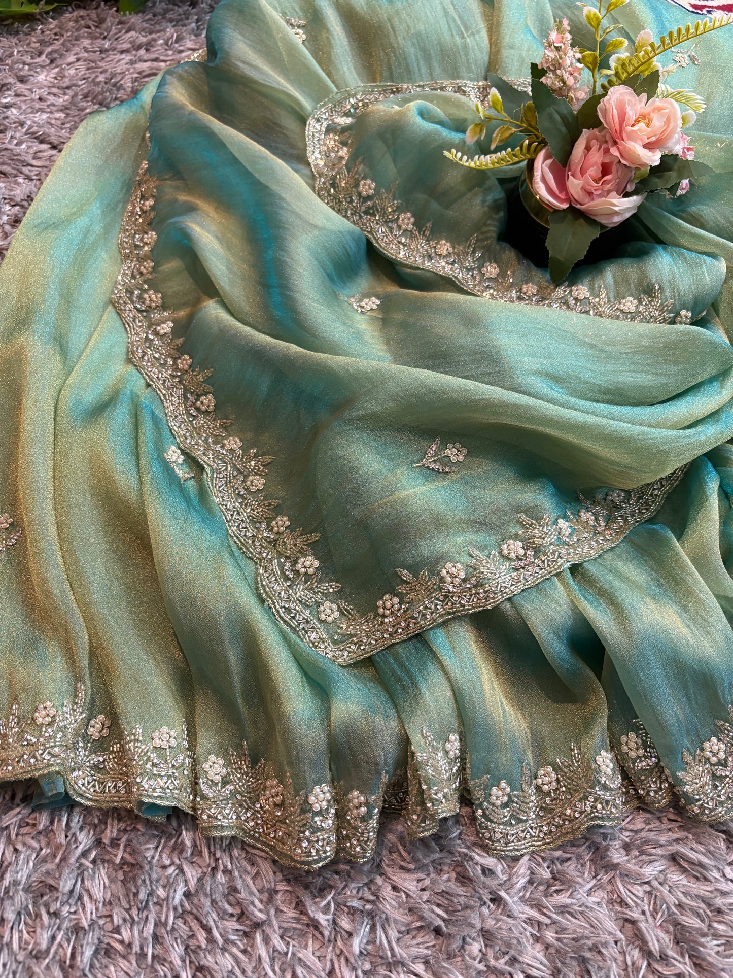 Anmol Premium Tissue saree