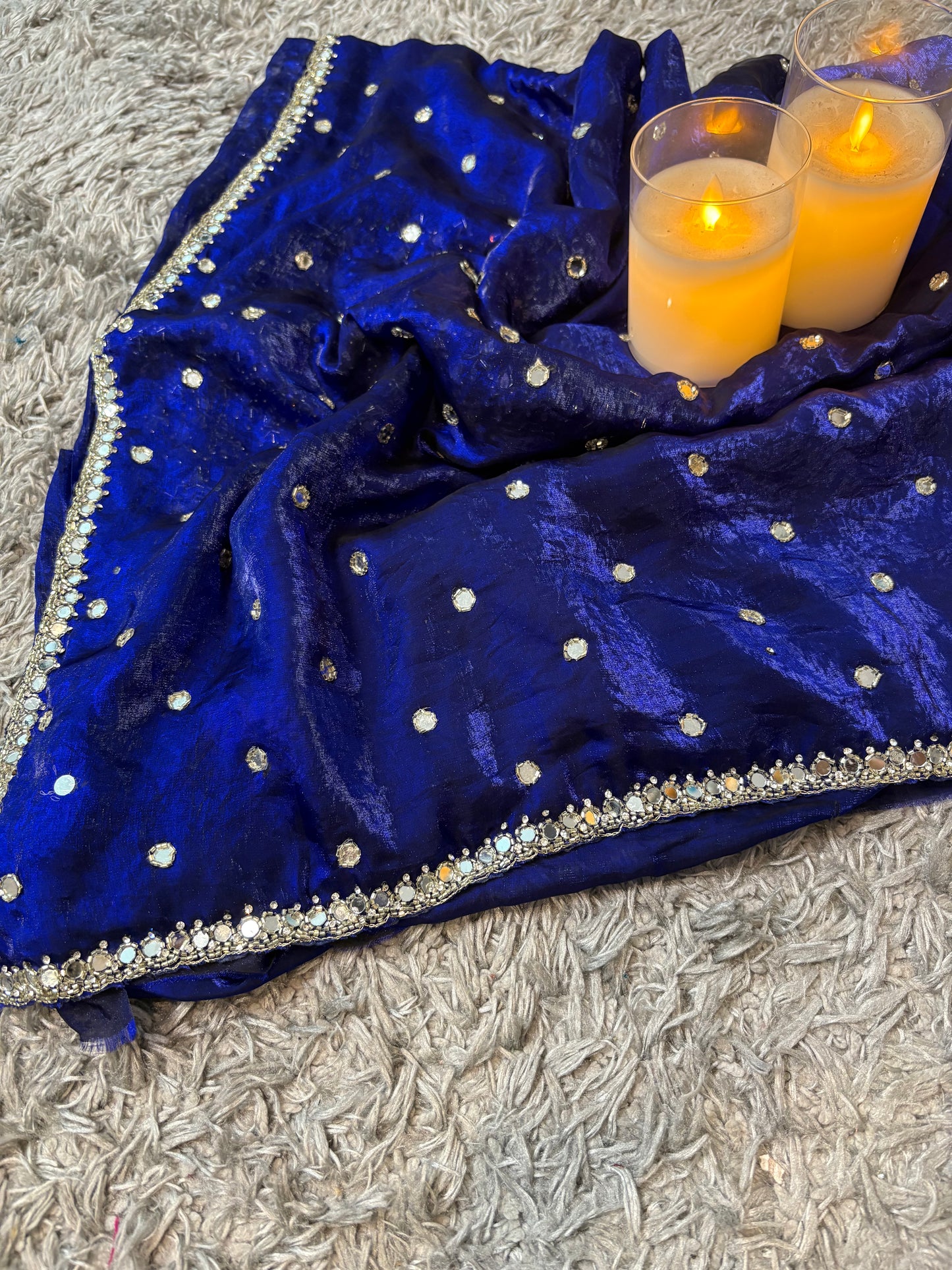Kalika Velvet Satin saree