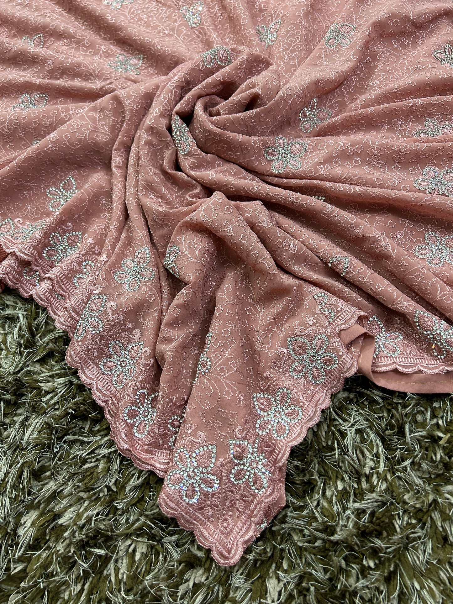 Exclusive designer georgette saree