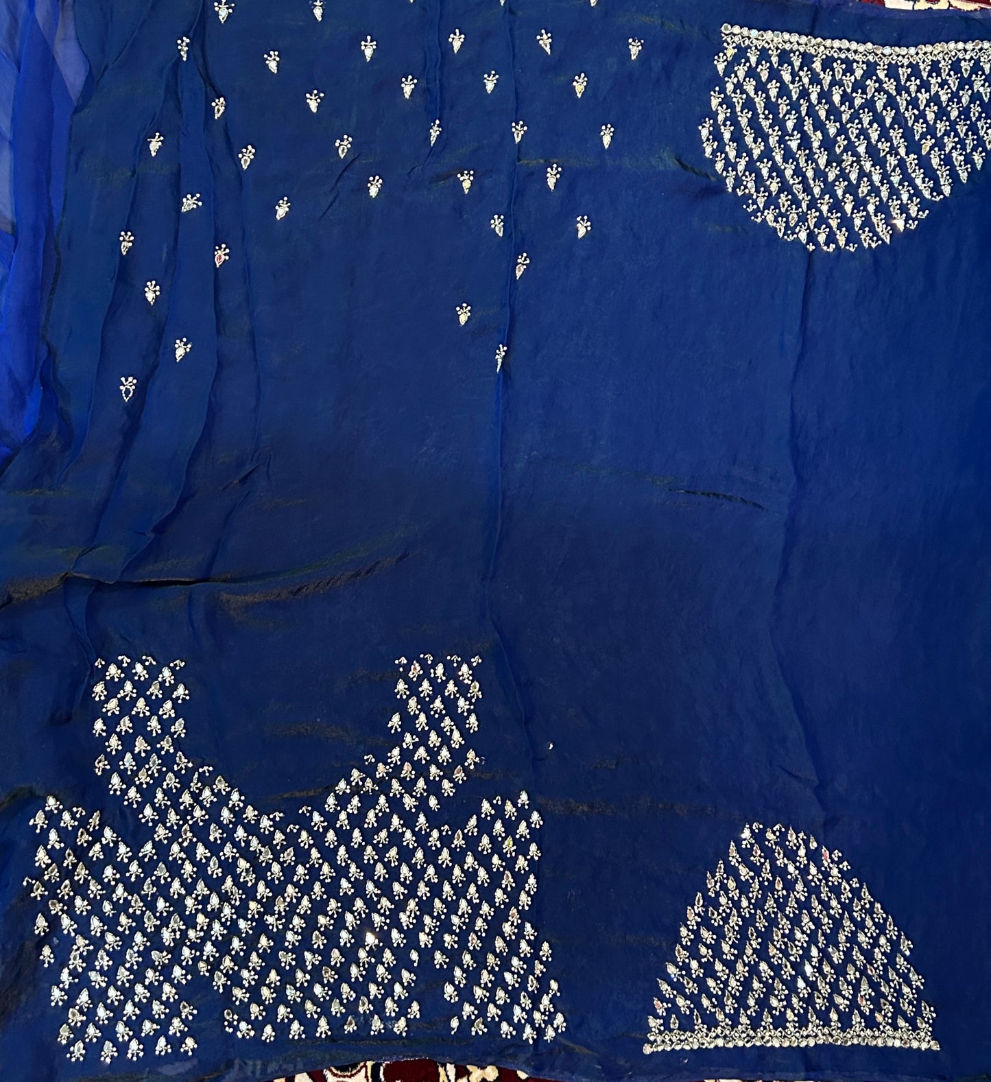 Kalika Velvet Satin saree